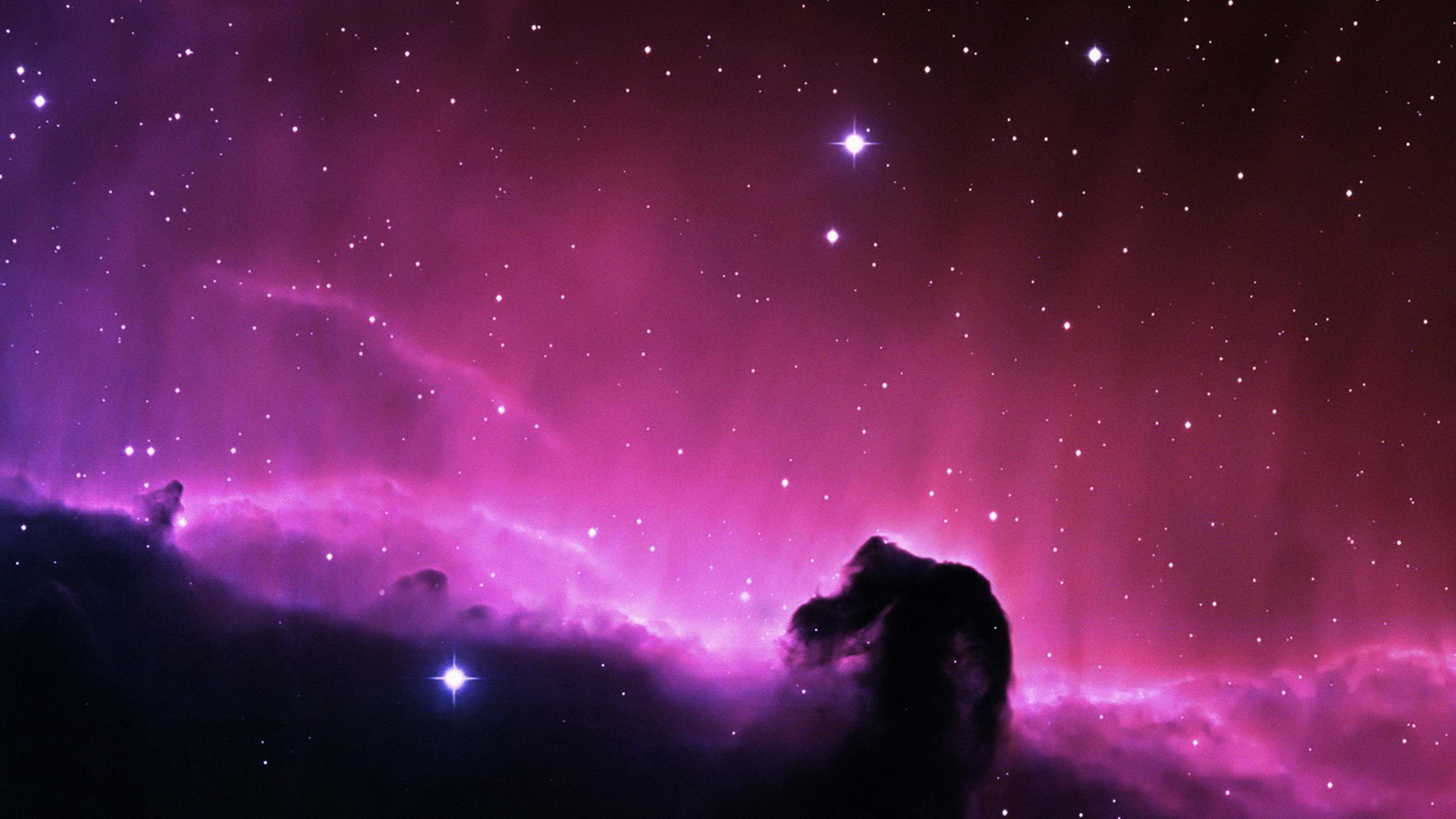 wallpaper for desktop, laptop. horse head nebula space stars