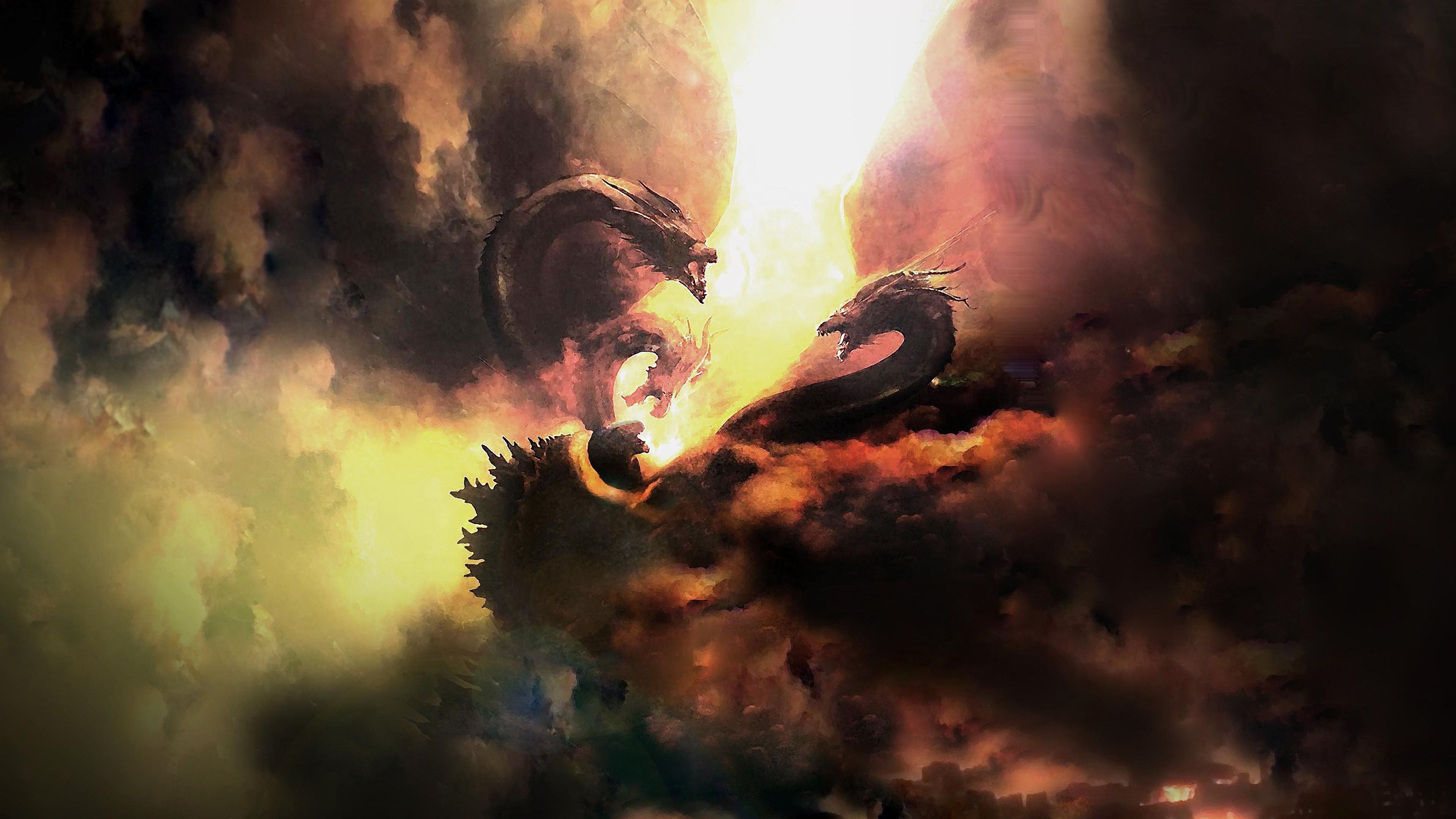 Godzilla: King of the Monsters 4K Wallpaper