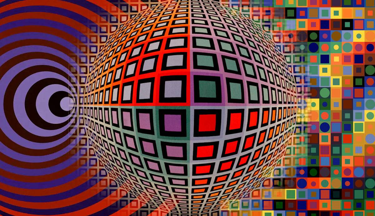 Optical Illusion Art: 5 Mind Bending Works By Victor Vasarely