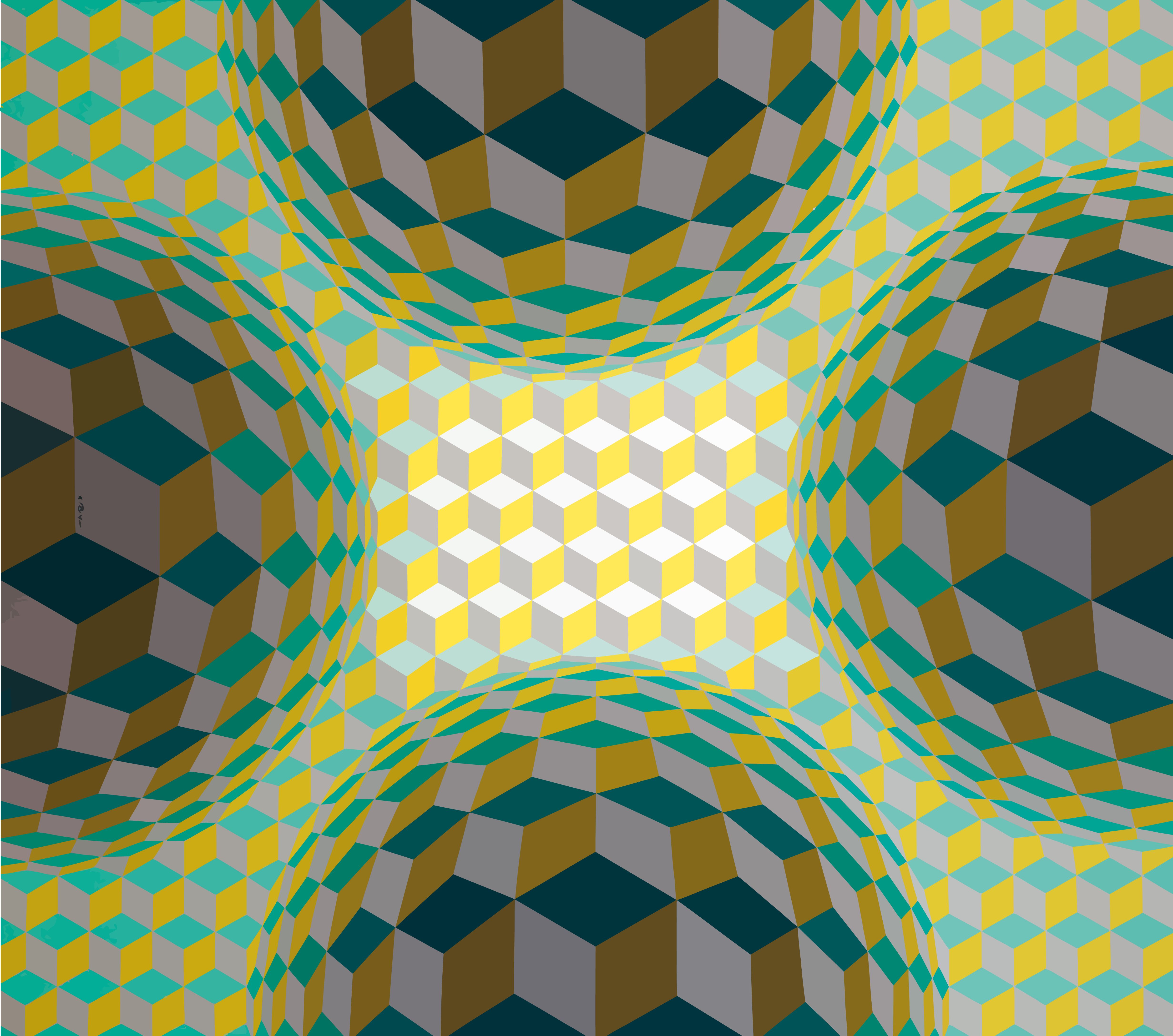 Victor Vasarely. Victor vasarely, Art design, Op art