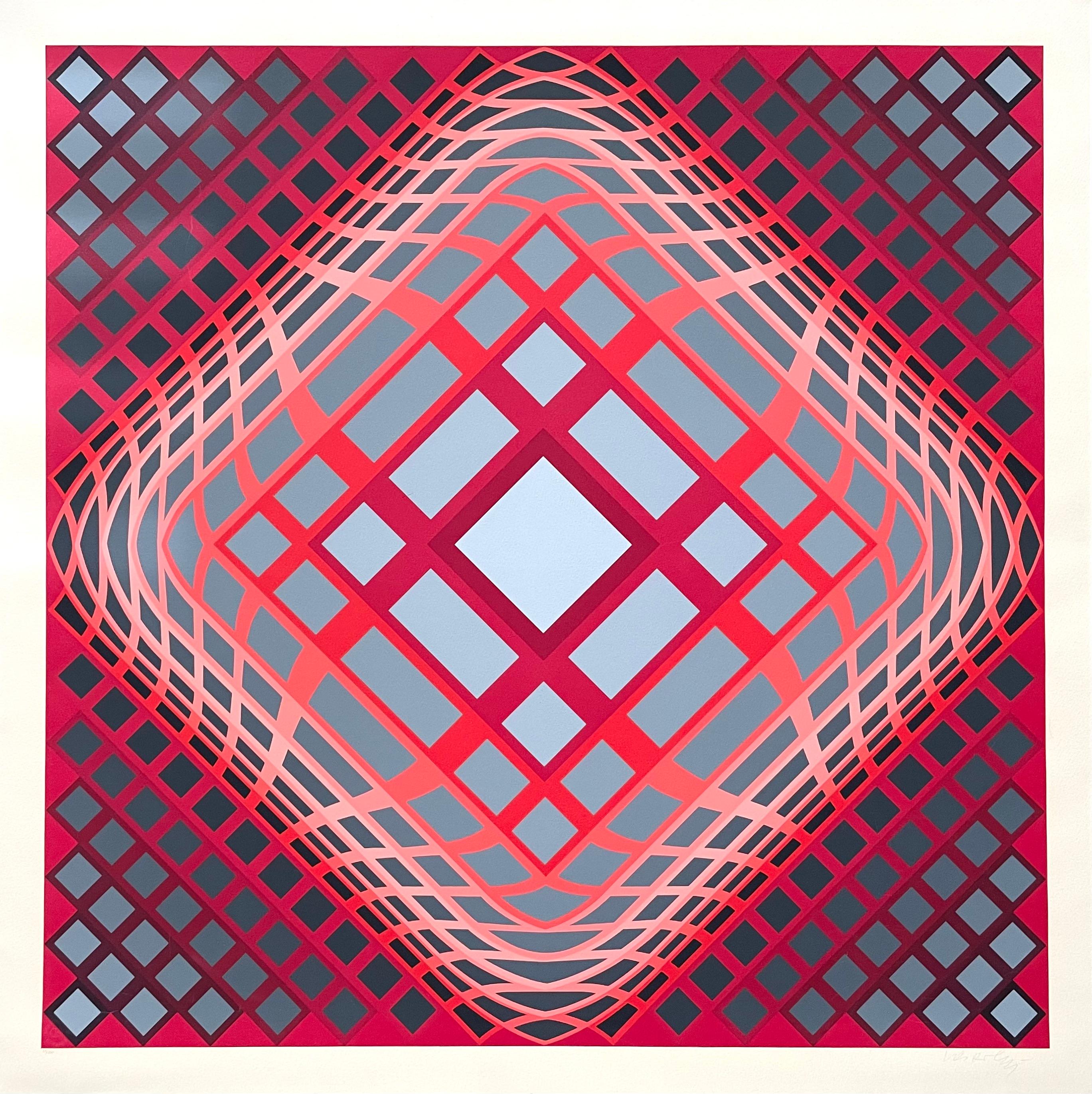 Victor Vasarely Surk (Benavides 267), Victor Vasarely At 1stDibs. Rene Benavides Rives