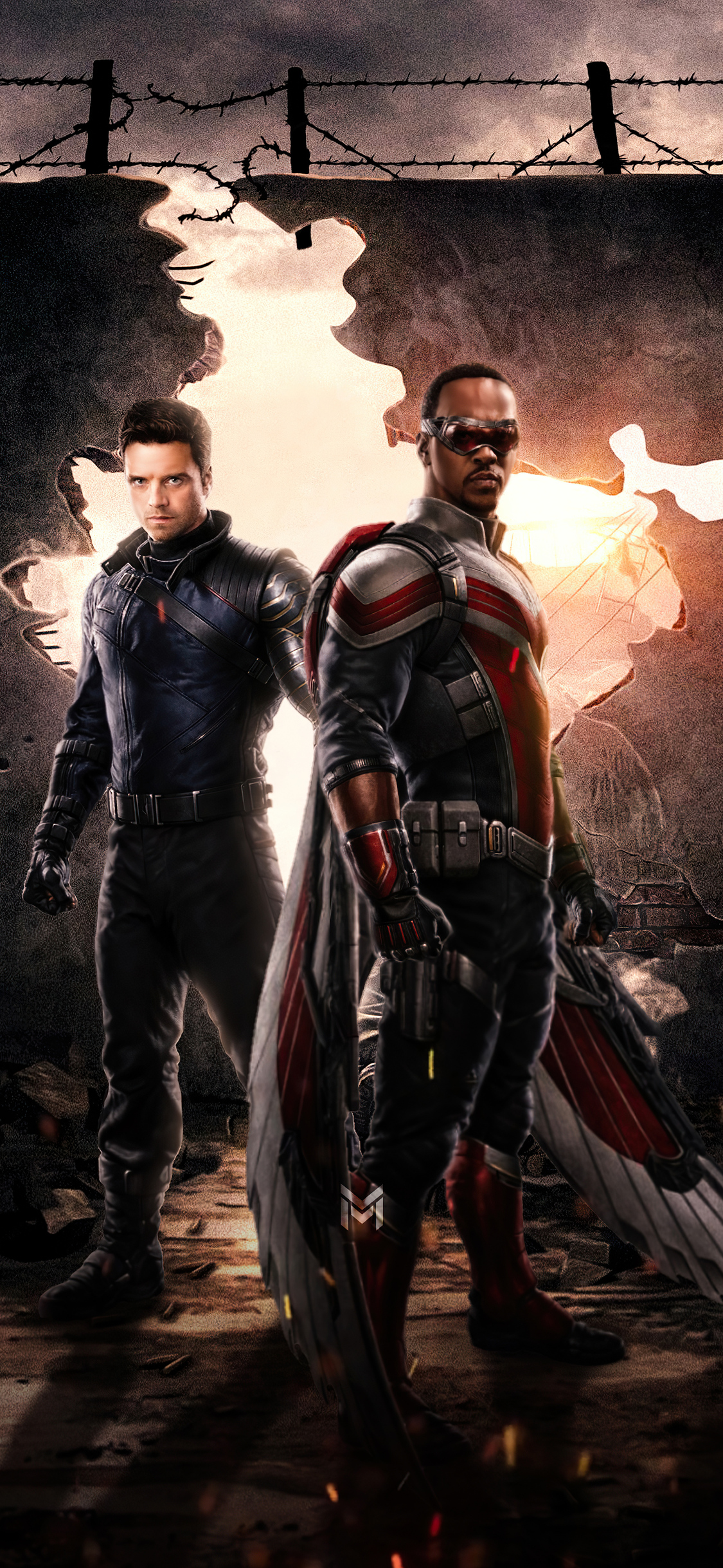 The Falcon And The Winter Soldier 4k iPhone XS, iPhone 10, iPhone X HD 4k Wallpaper, Image, Background, Photo and Picture