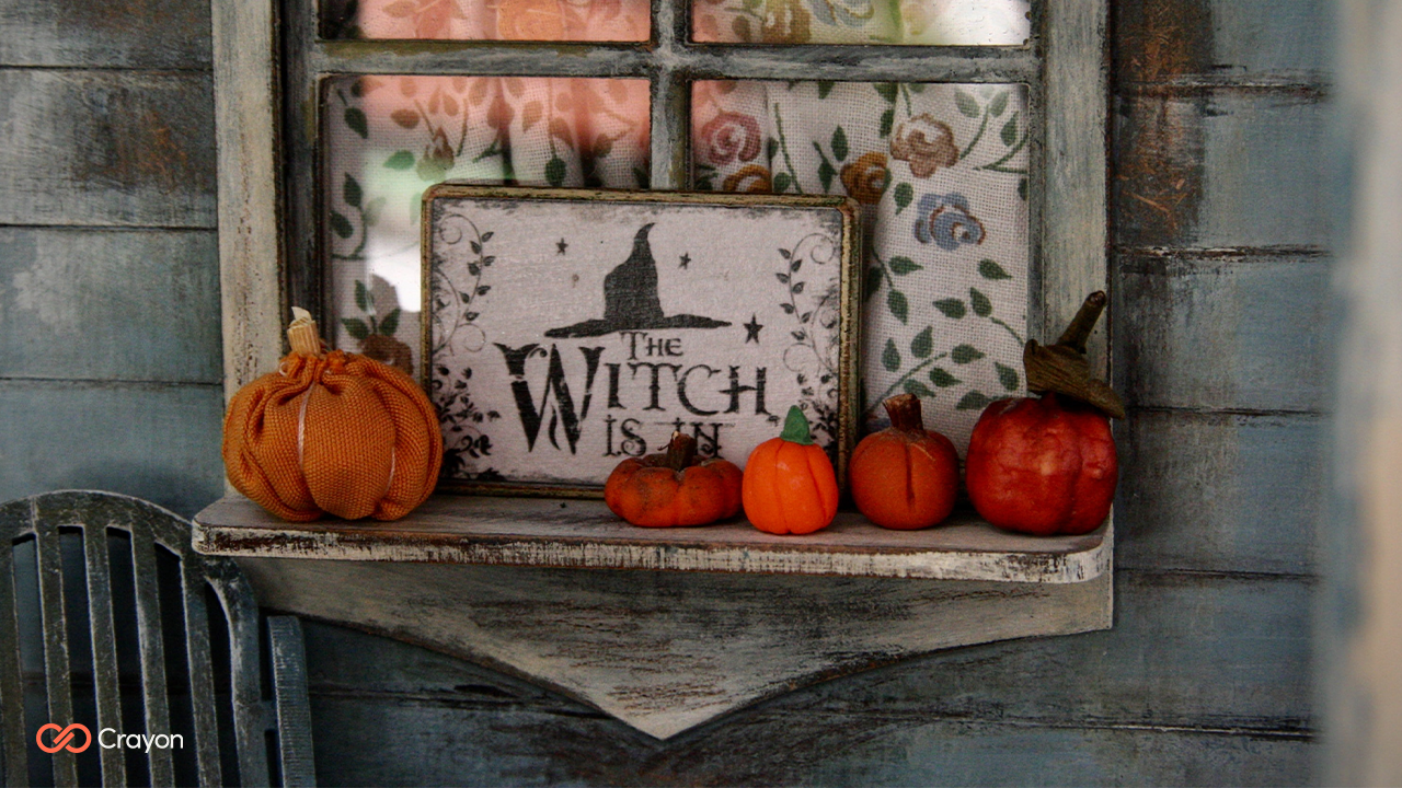 Fall and Halloween Background for Microsoft Teams