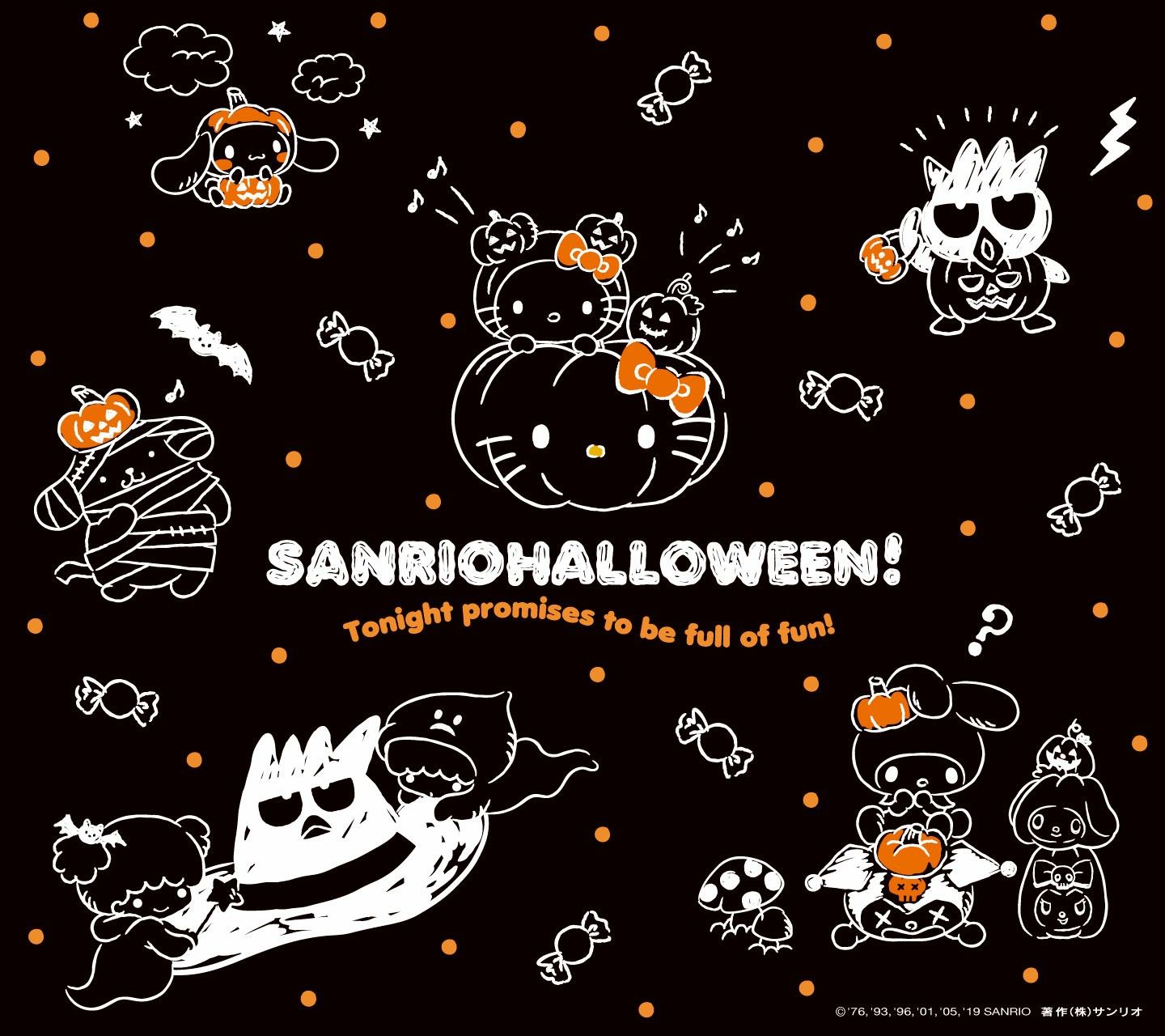 Sanrio Halloween Wallpaper. Sanrio wallpaper, Cute fall wallpaper, Sanrio