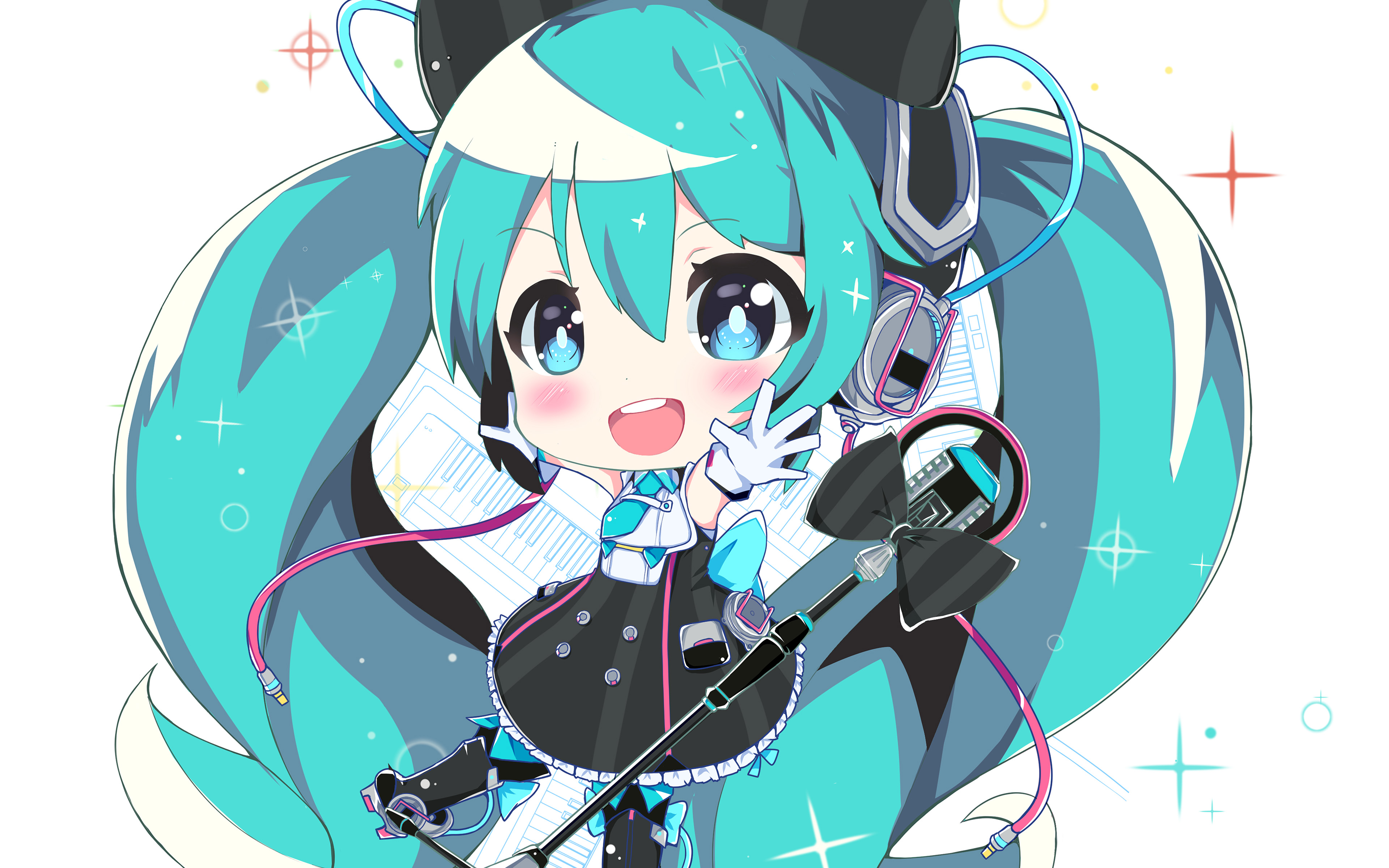 Hatsune Miku Anime Girl Blue