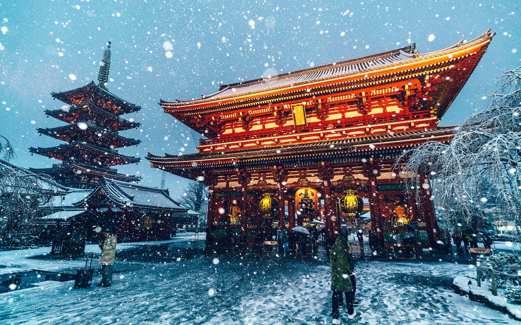 Yuichi Yokota Photographs Tokyo During Rare Snowfall
