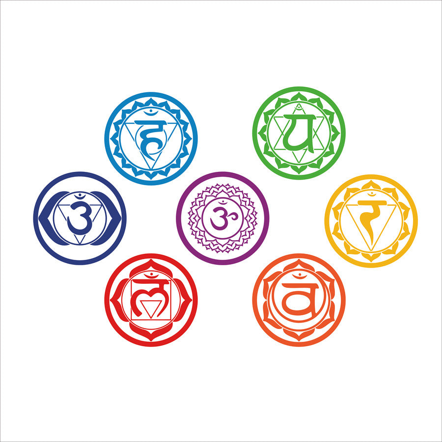 Chakras 19x19cm Wallpaper Stickers