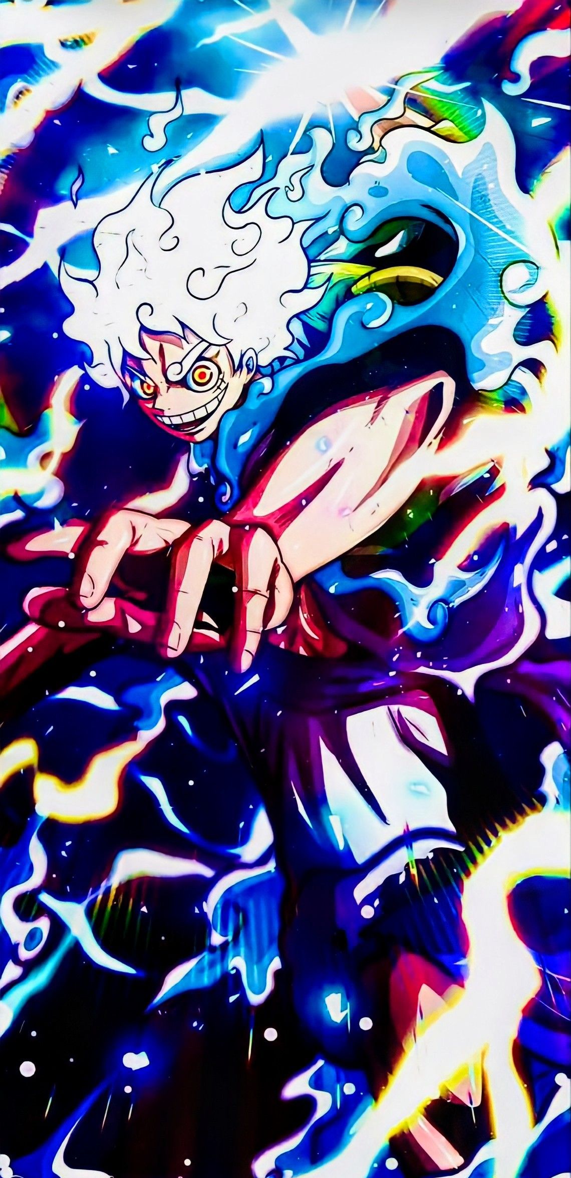 Luffy Gear 5 Laughing One Piece 4K Wallpaper iPhone HD Phone #6031l