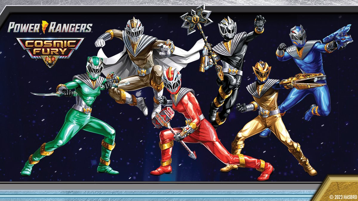 Power Rangers: Cosmic Fury': First Press Photo Reveal Awesome Merch For The 30th Season