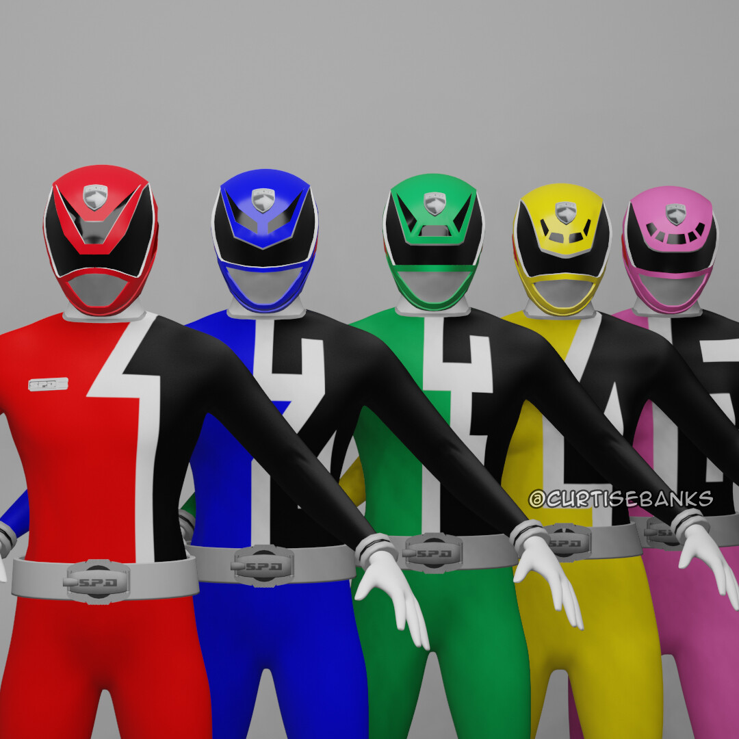 Curtis Ebanks Rangers SPD / Tokusou Sentai Dekaranger Team