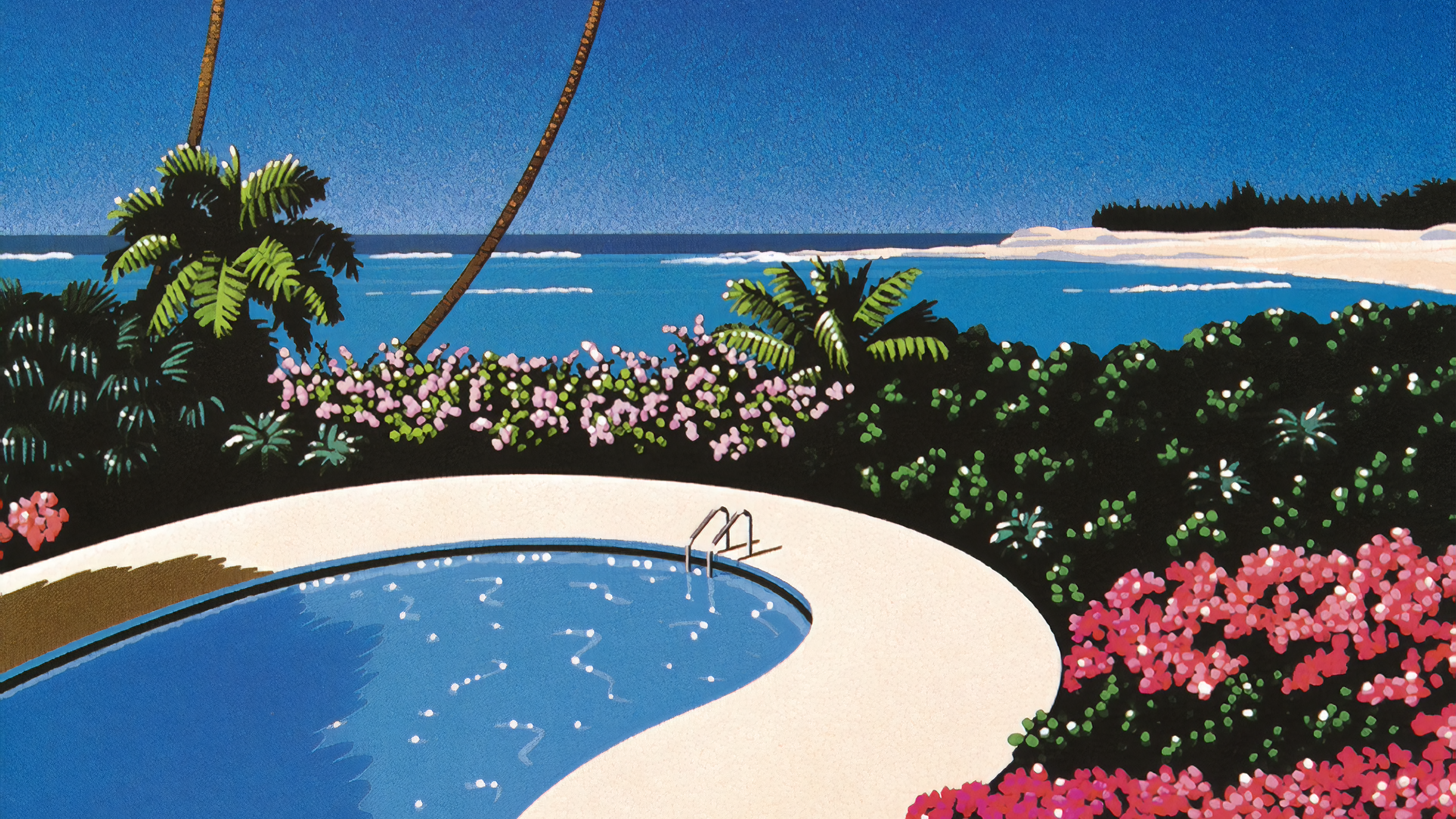 Eiichi Ohtaki of Sound (Hiroshi Nagai) [3840x2160]. Posters art prints, Wallpaper dekstop, Retro art