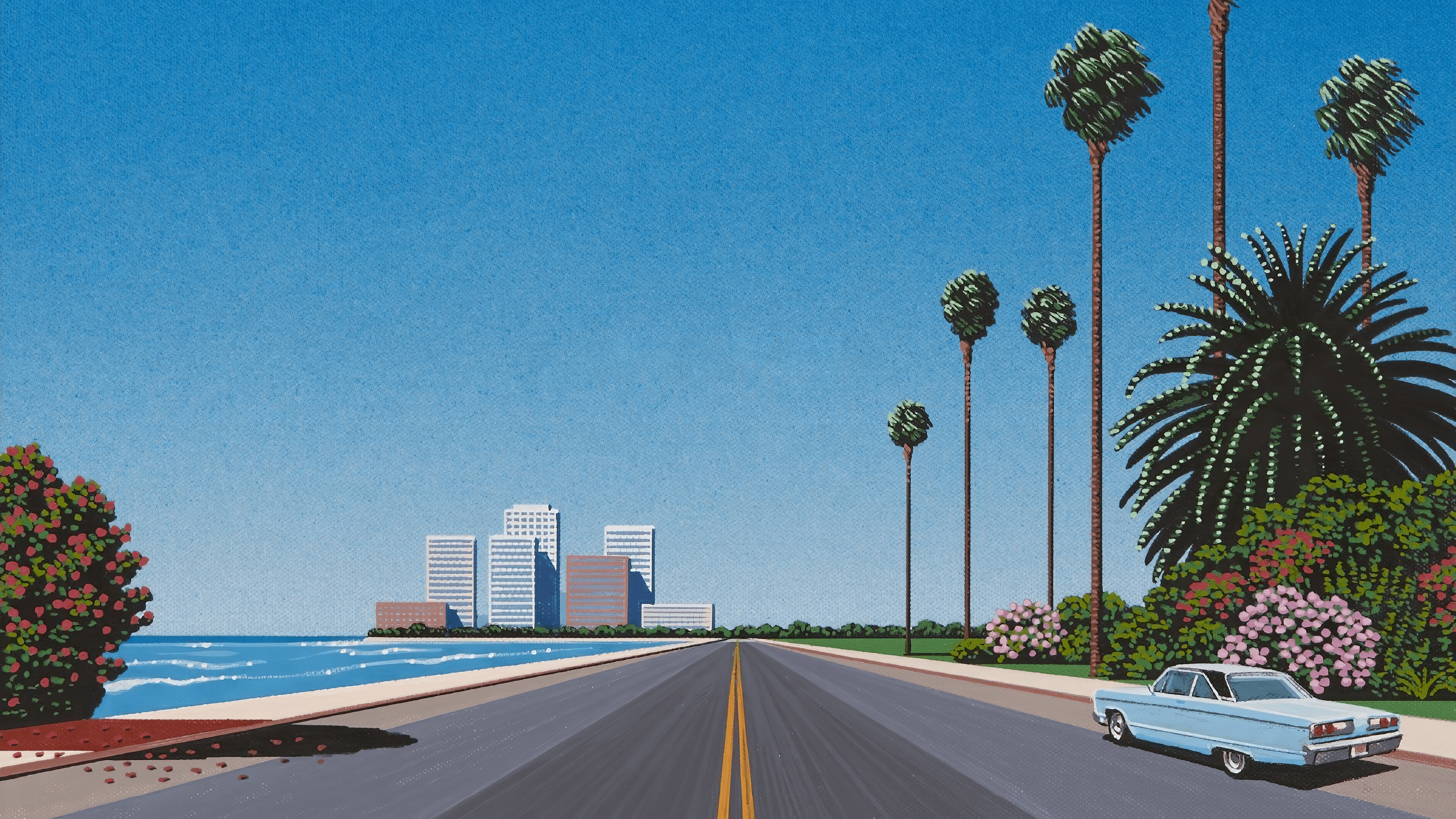 Southern Freeway by Hiroshi Nagai [3840x2160]