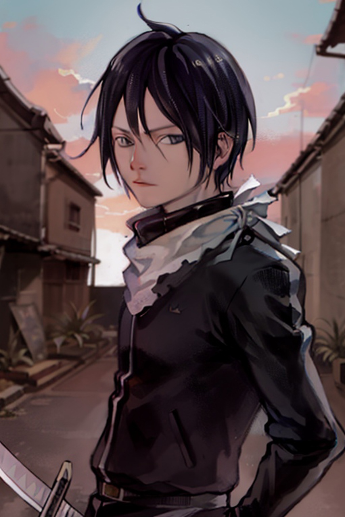 Yato Yaboku (Noragami / Stray God) male character. Stable Diffusion LoRA