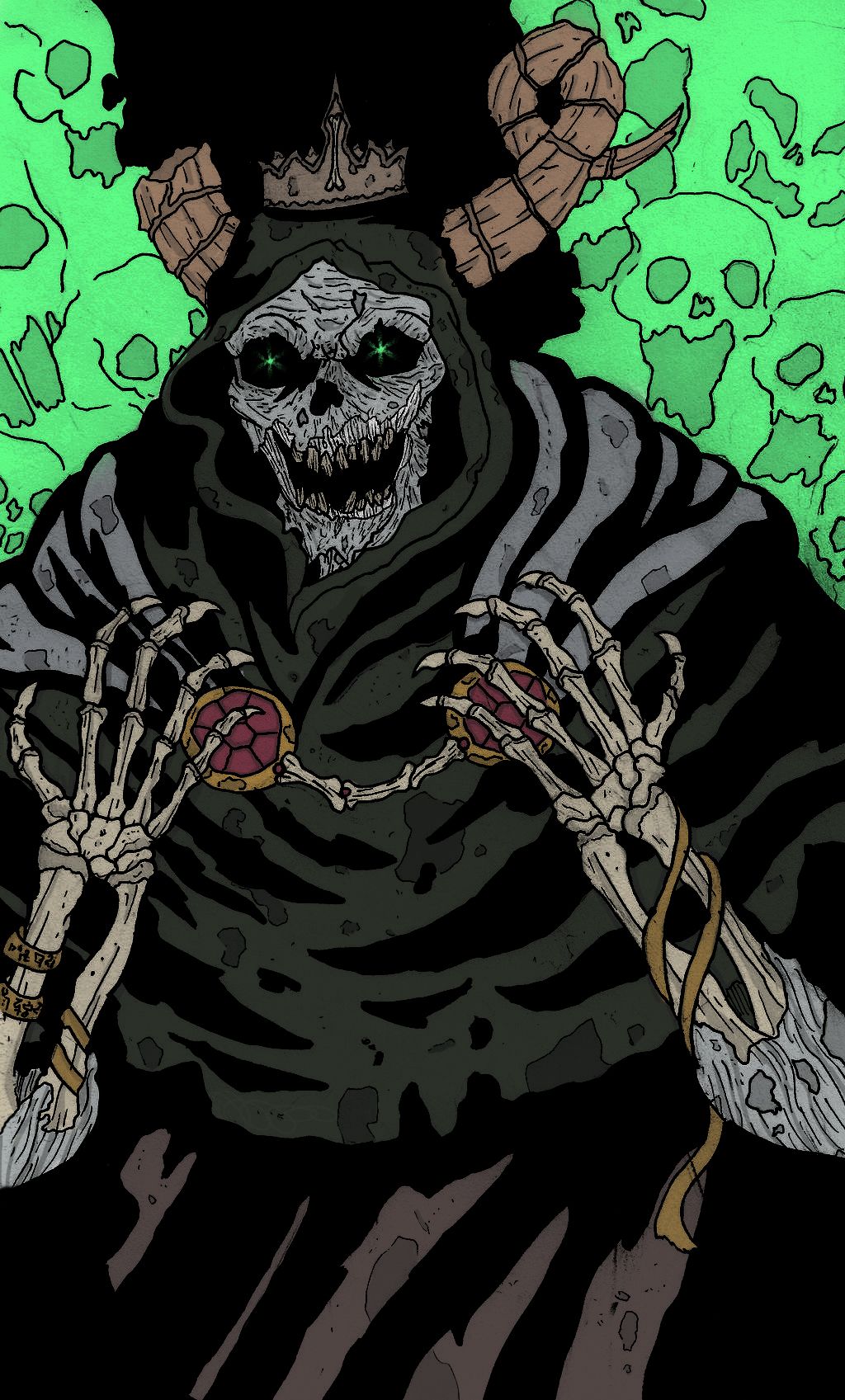 The Lich from Adventure Time. Arte de adventure time, Arte del horror, Pósteres vintage