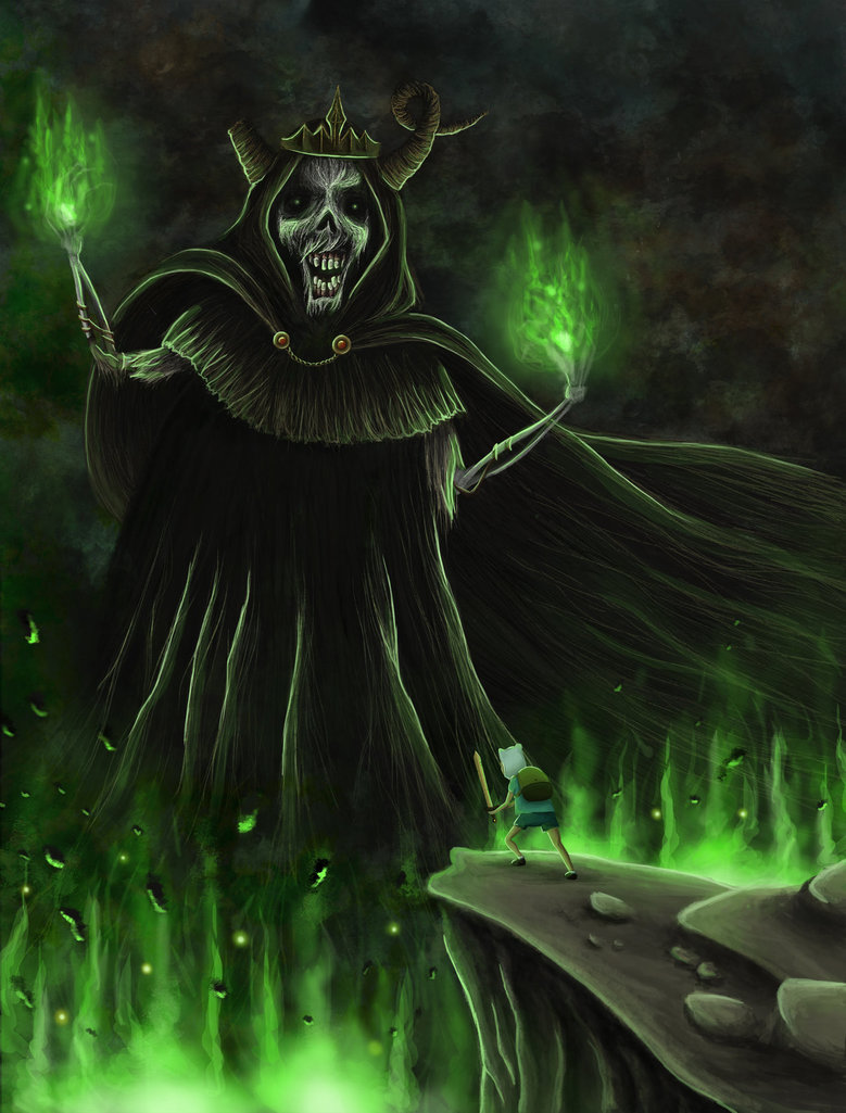 The Lich and The Hero Time With Finn and Jake Fan Art