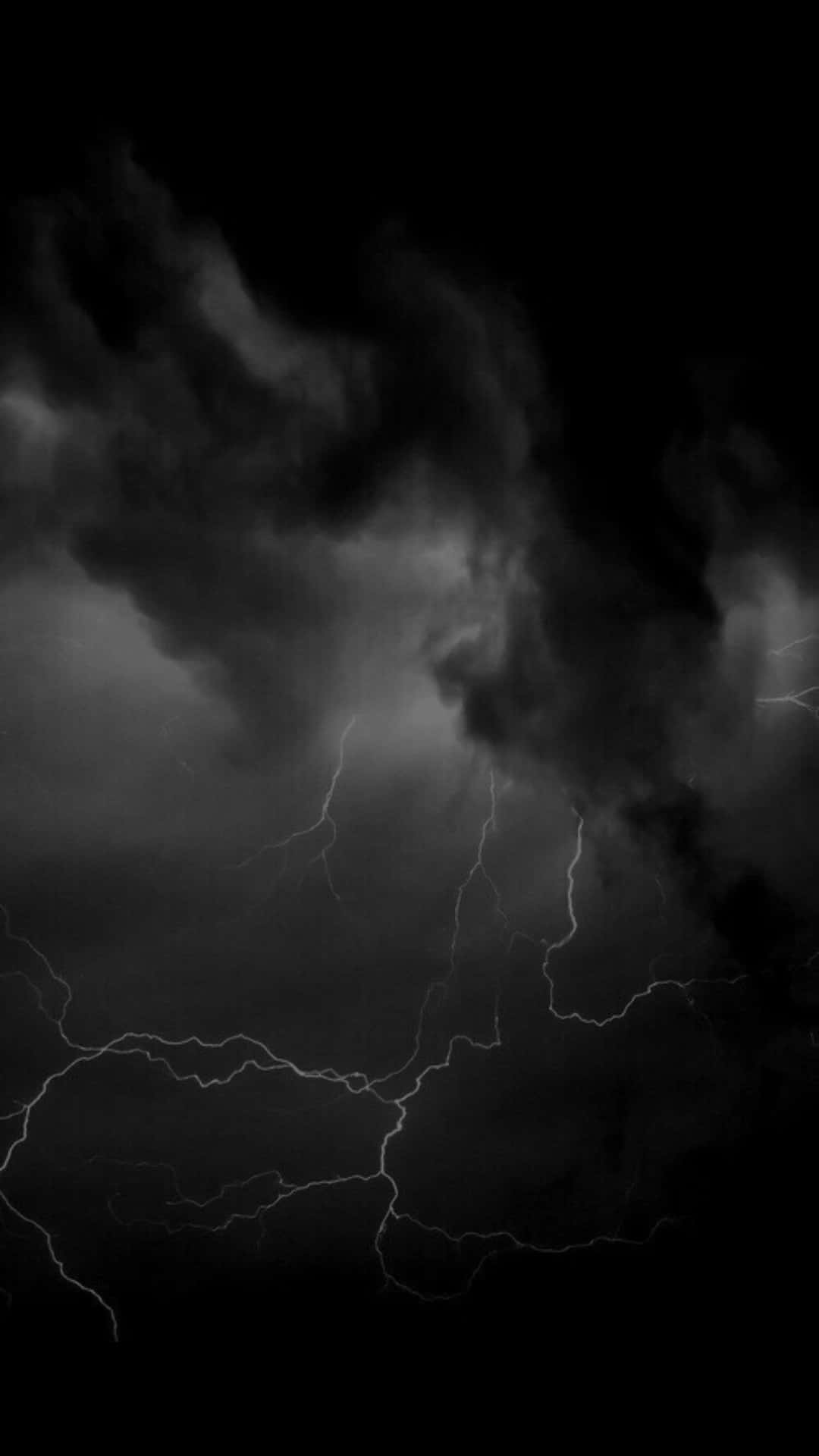 Download Powerful Black and White Storm Wallpaper