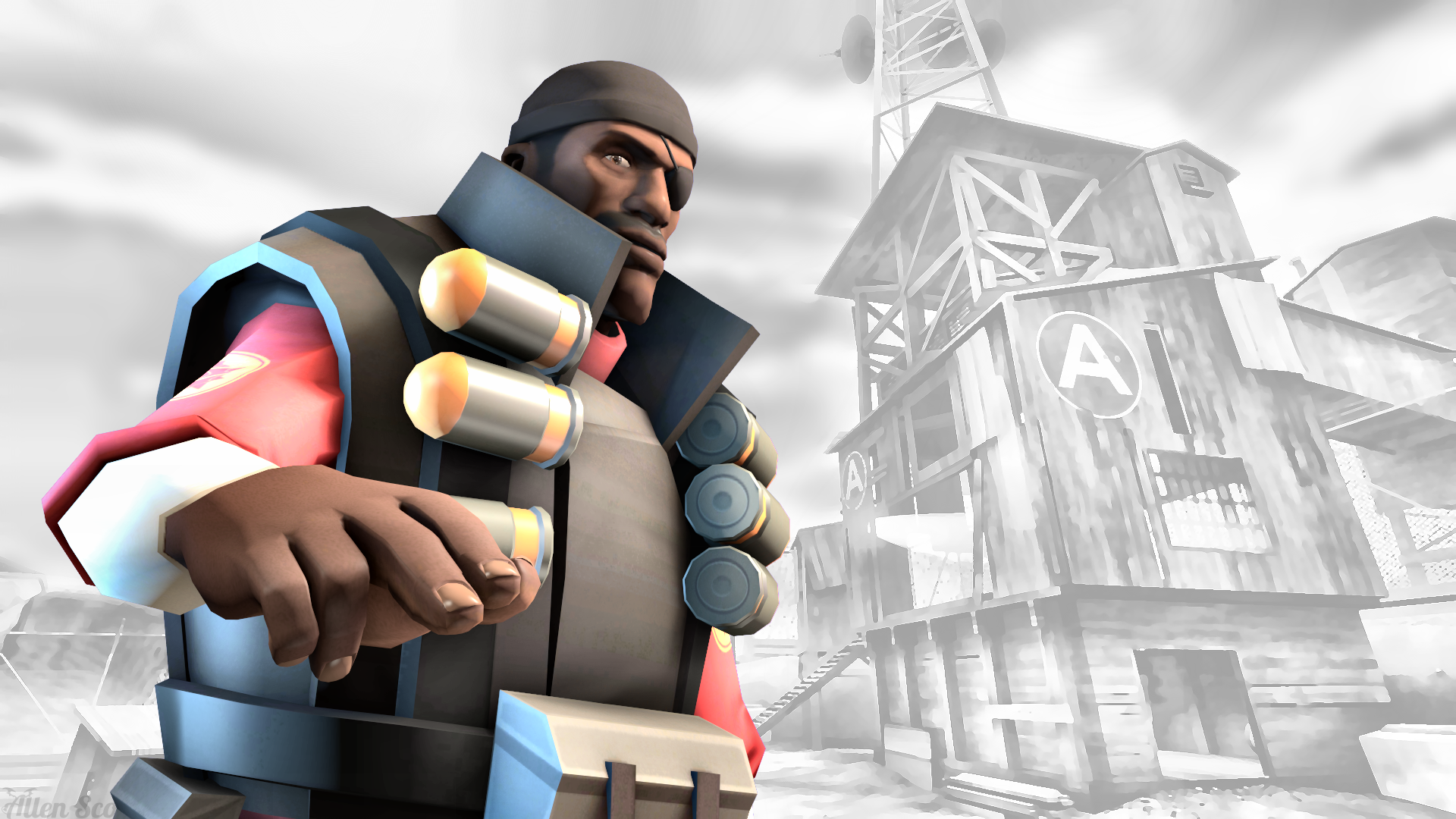 GTA:IV Inspired Demoman Wallpaper