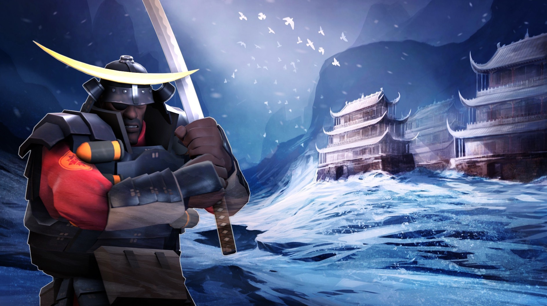 Wallpaper, Team Fortress 2, Demoman, screenshot, computer wallpaper, 1888x1055 px 1888x1055