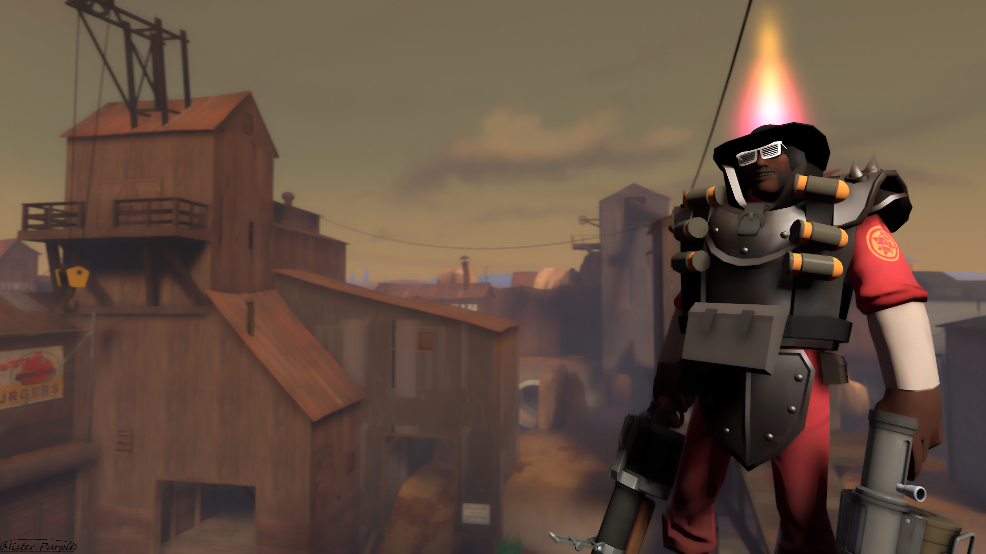 Wallpaper, soldier, Team Fortress 2, Demoman, Source Filmmaker, screenshot, mecha, pc game 1920x1080