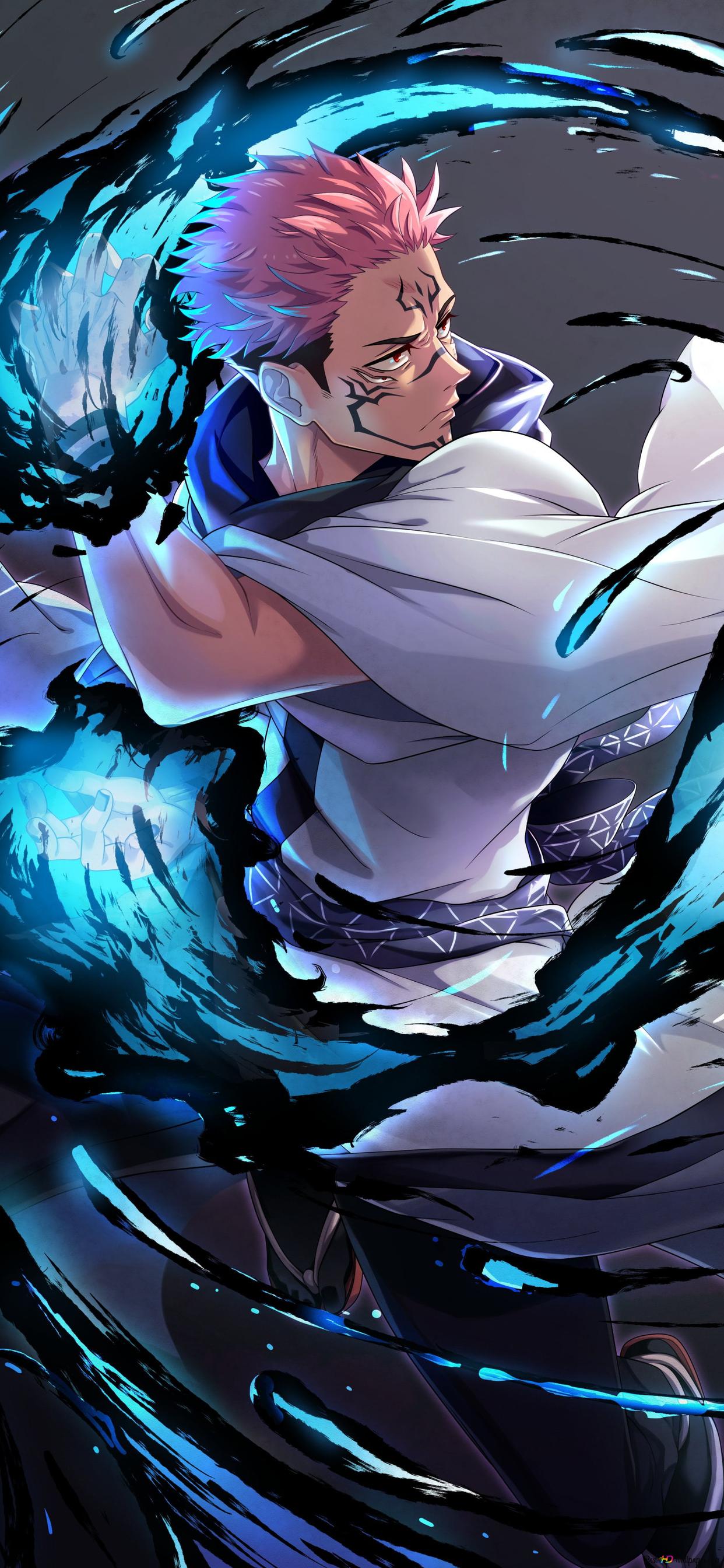 Fictional character anime Ryomen Sukuna 2K wallpaper download