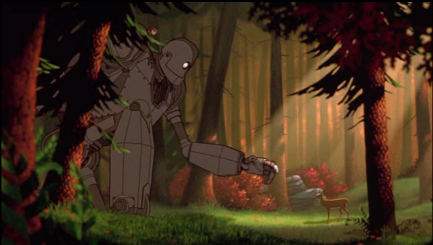 I rewatched the Iron Giant for the first time in years today, and I'd really like a decent quality wallpaper of this scene [REQUEST]