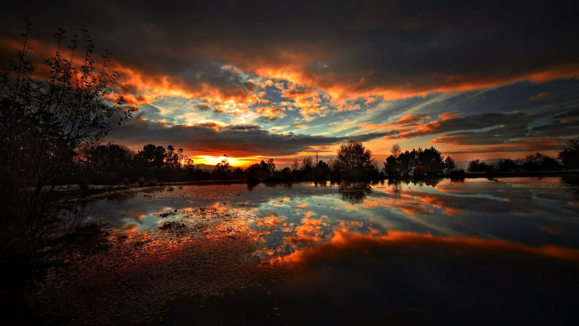Sunset HD Background Wallpaper HD. Sunset wallpaper, Nature wallpaper, Scenic wallpaper