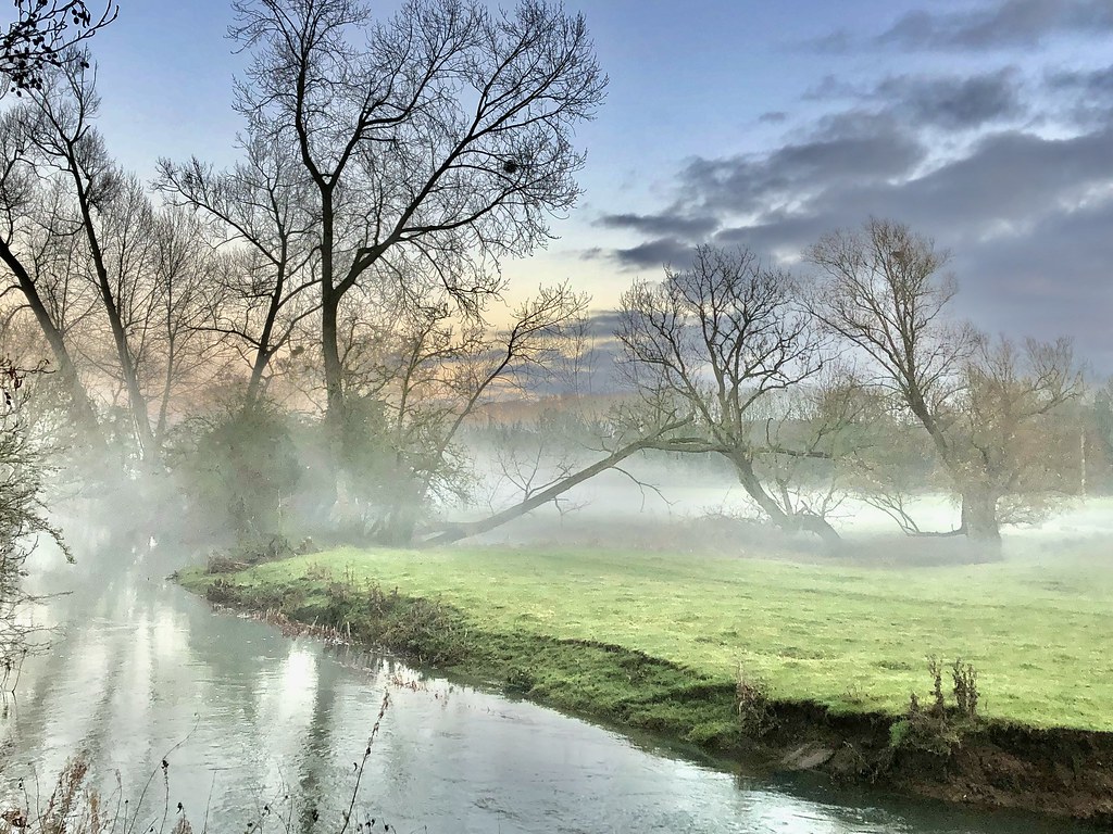 Misty river (Explore). The mist started to form just before