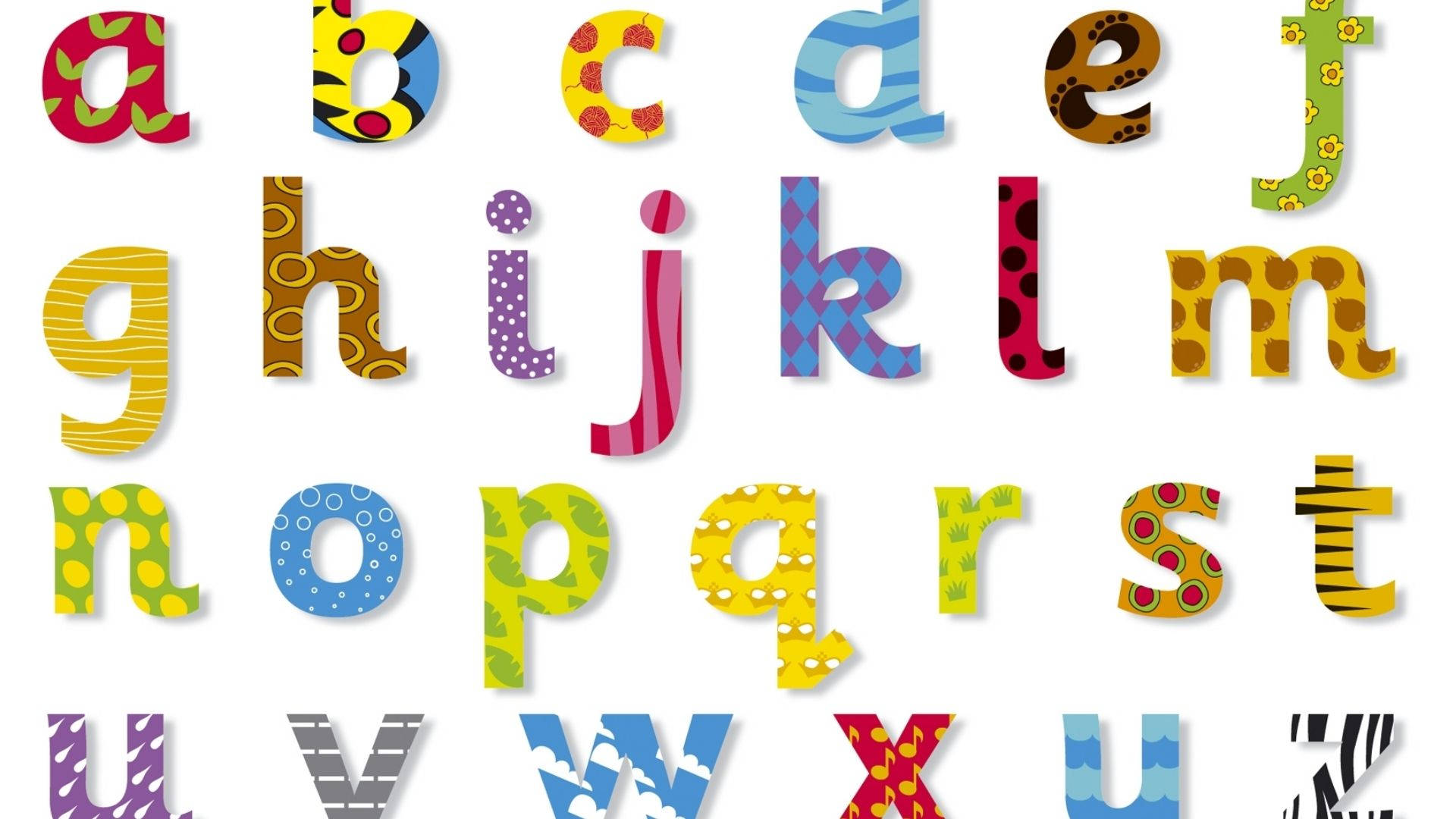 Alphabet Wallpaper