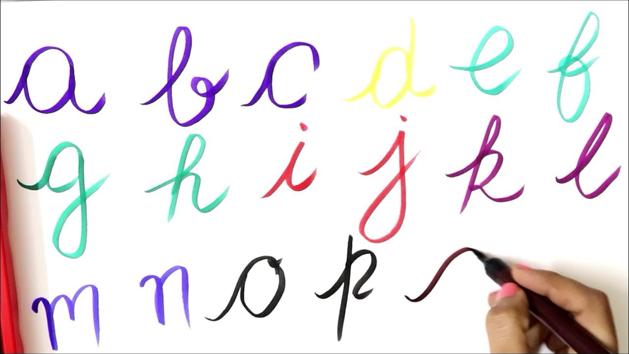 Small abcd Cursive Writing. Writing Small Alphabets in Cursive. Alphabets in Cursive Letters