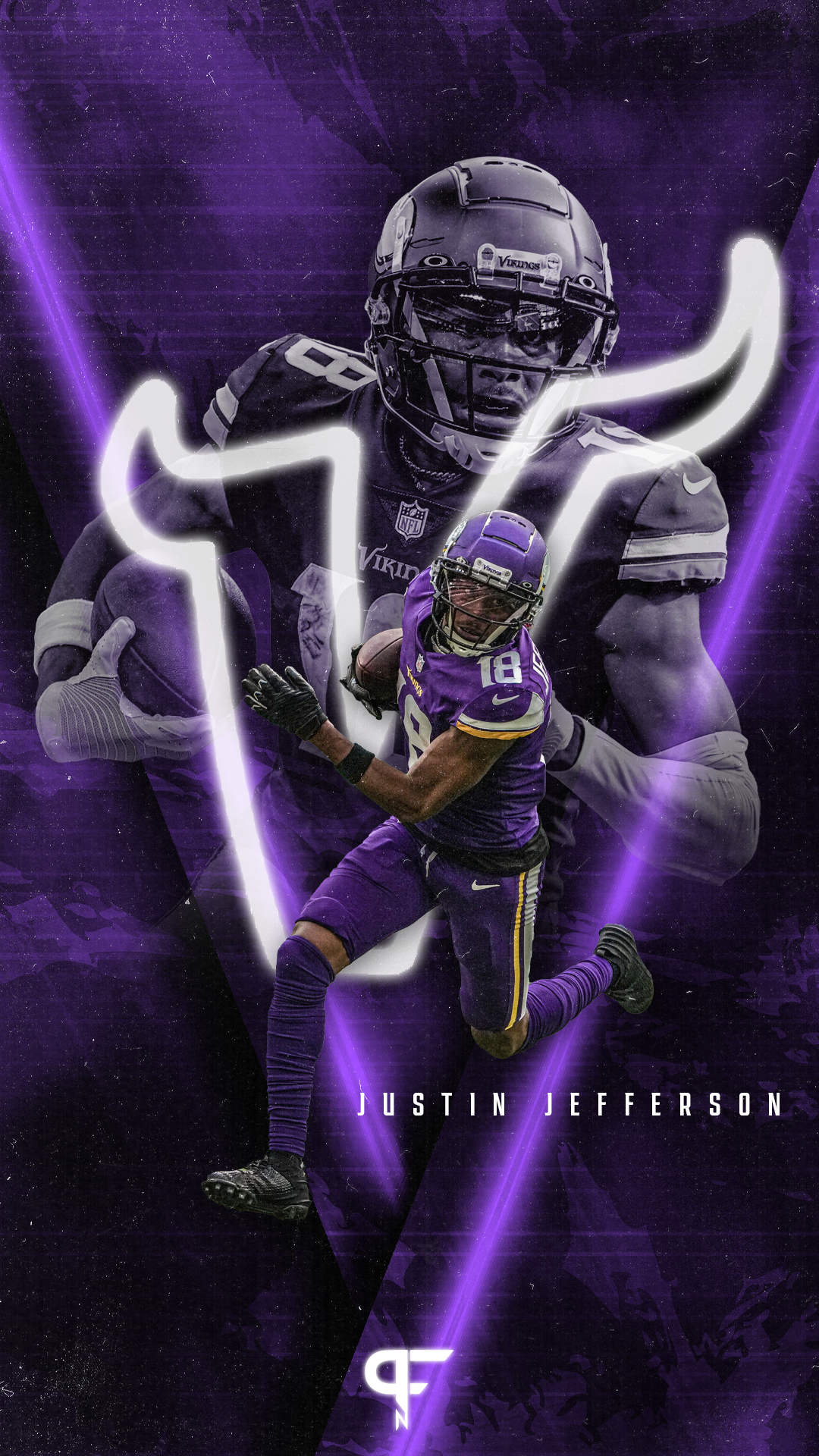 Justin Jefferson Griddy  Minnesota vikings logo, Minnesota vikings football,  Nfl football wallpaper