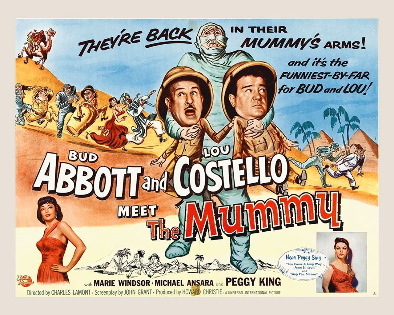 Abbott and Costello The Mummy Poster Print by Hollywood Photo Archive Hollywood Photo Archive # VARPDX487840