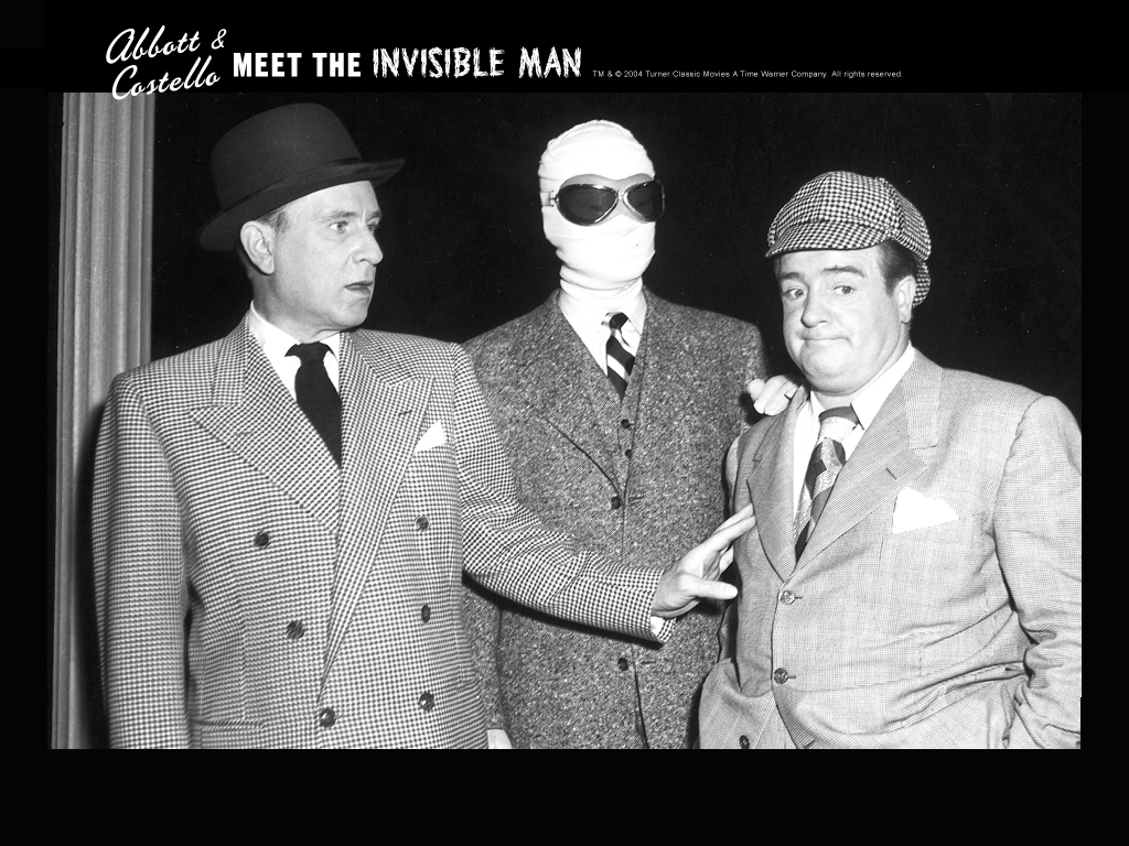 A&B Meet the Invisible Man & Costello Wallpaper