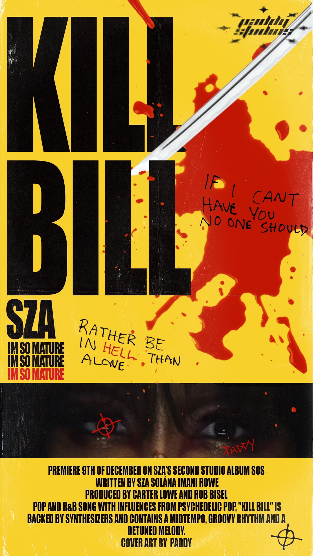 paddy - KILL BILL WALLPAPER ARTWORK BY ME
