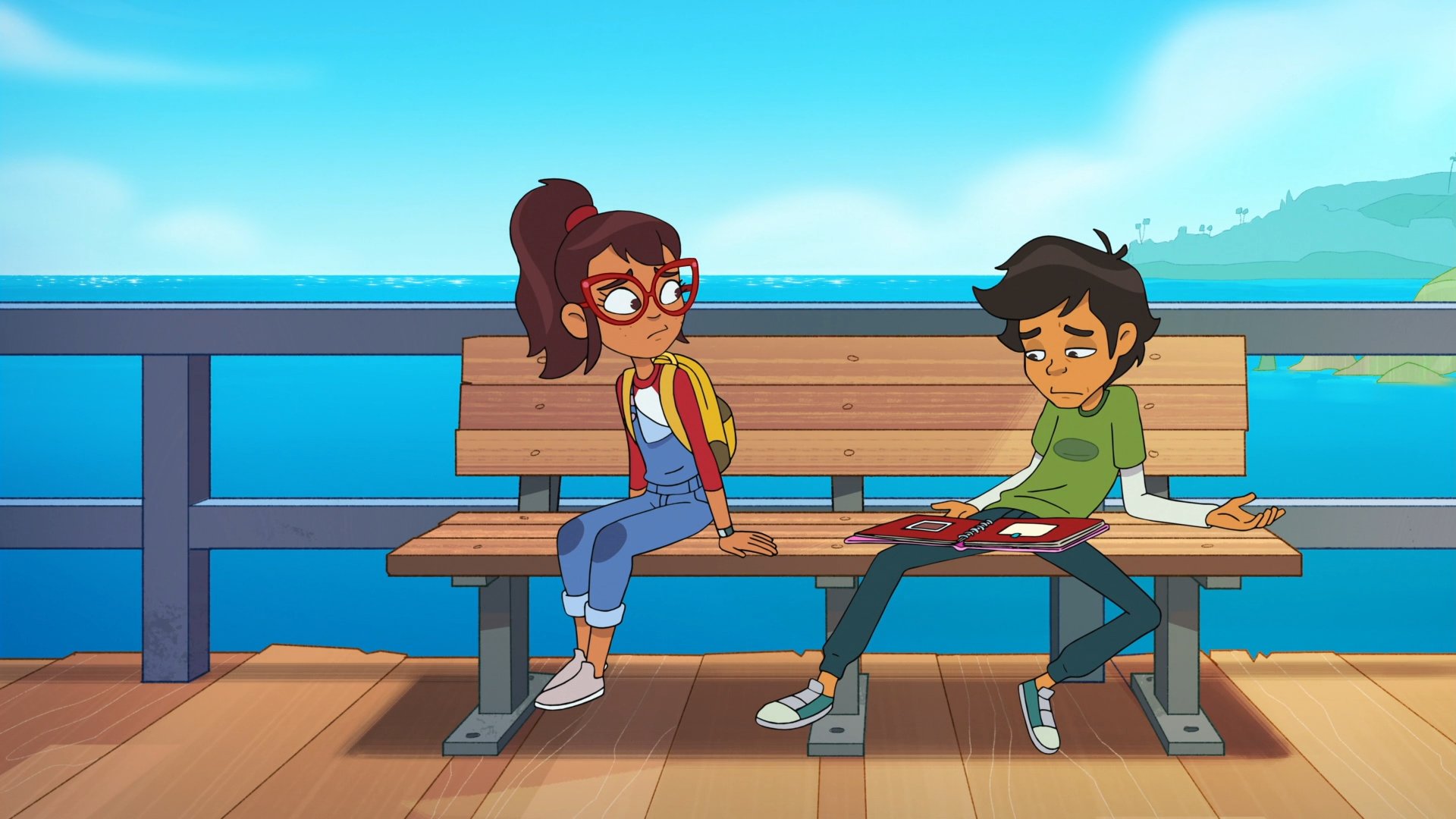 Hailey's On It Out Of Context's A Screenshot Of The New Episode Of Hailey's On It Now Available On Disney Now App And The Regular Onces Will Starting At