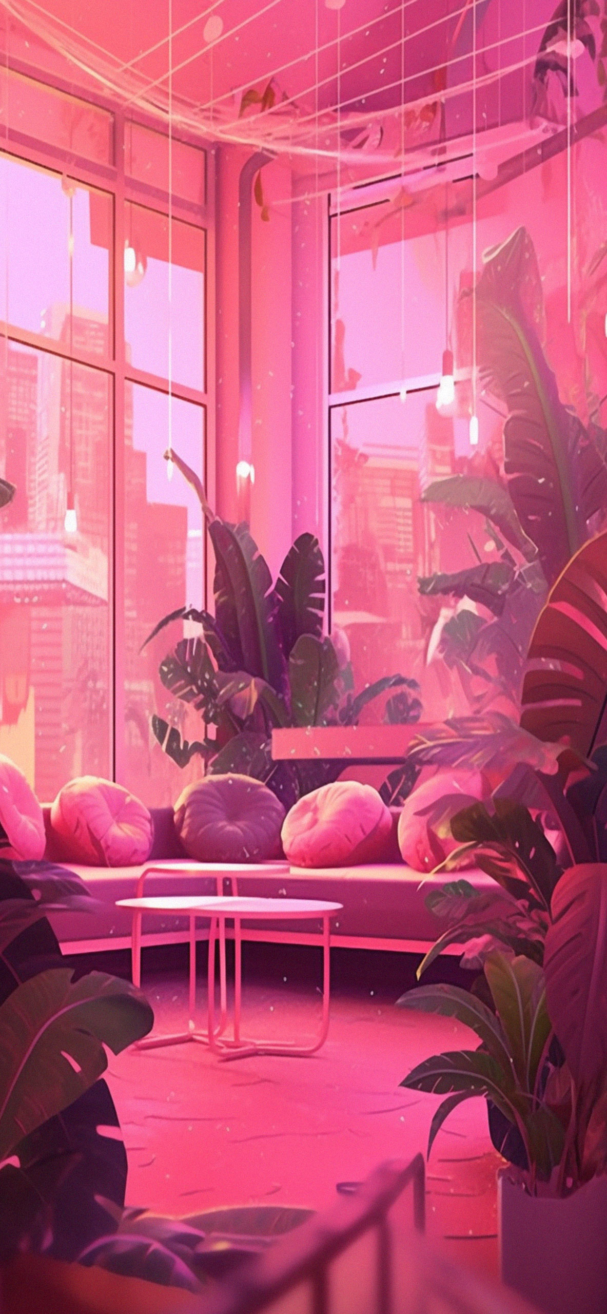 Pink Interior Aesthetic Wallpaper
