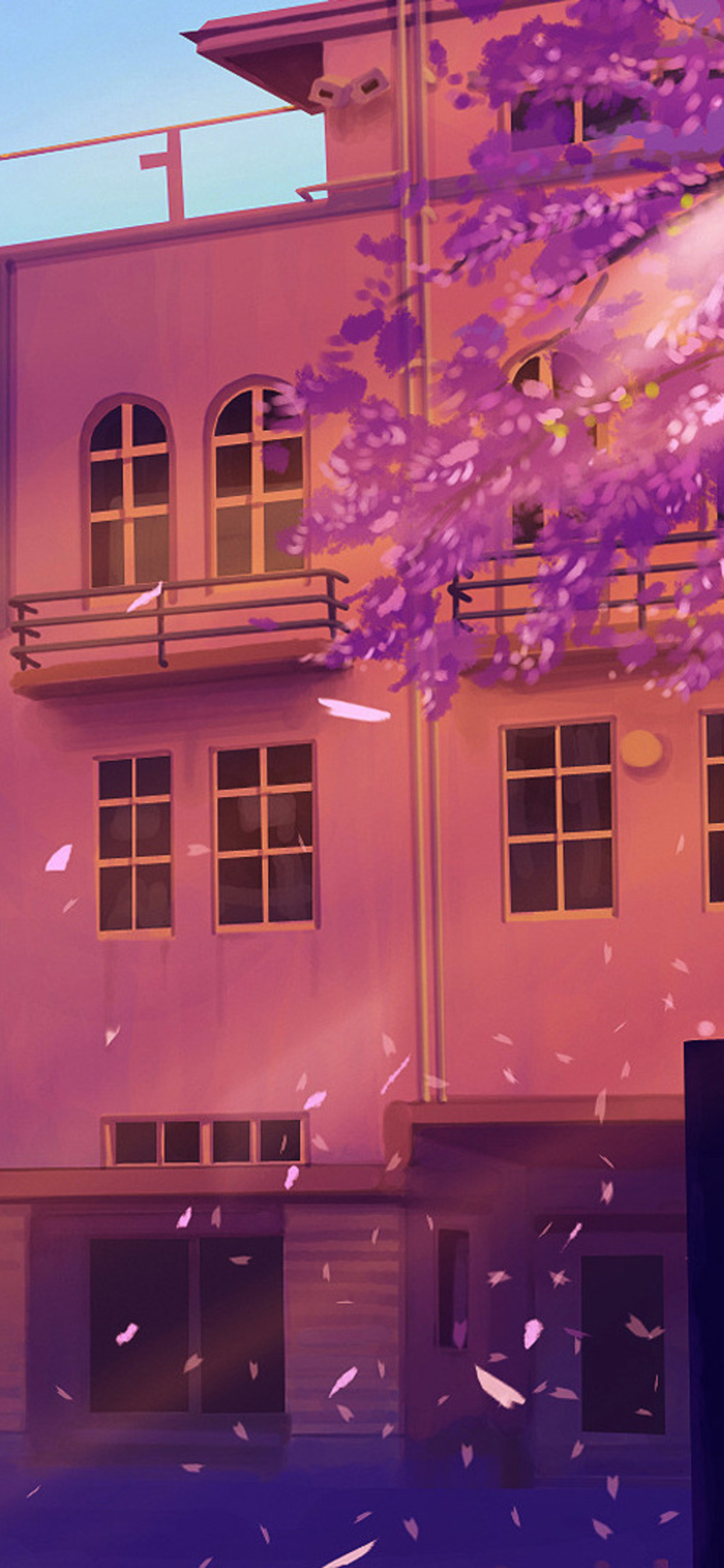 Anime School Artwork iPhone XS MAX HD 4k Wallpaper, Image, Background, Photo and Picture