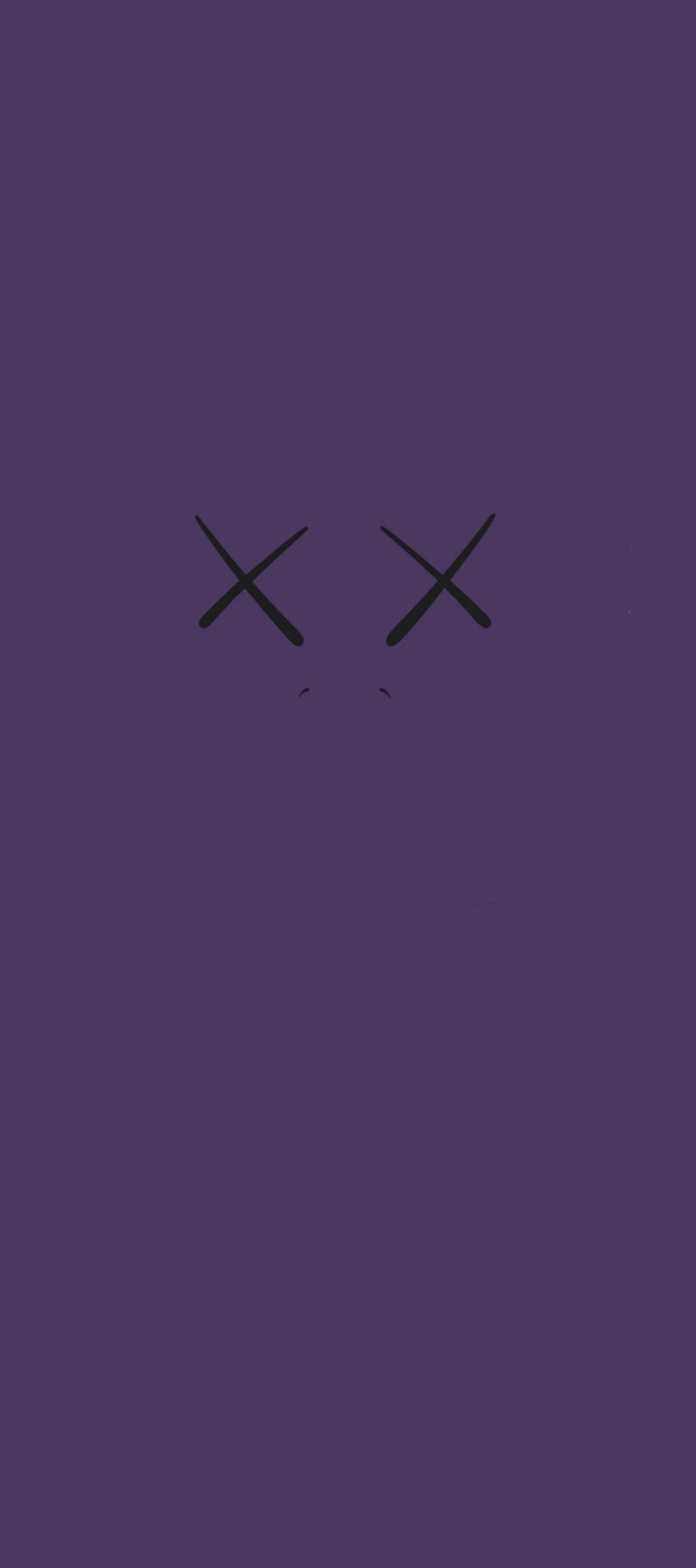 Kaws Purple Wallpaper [ 1065x2400]