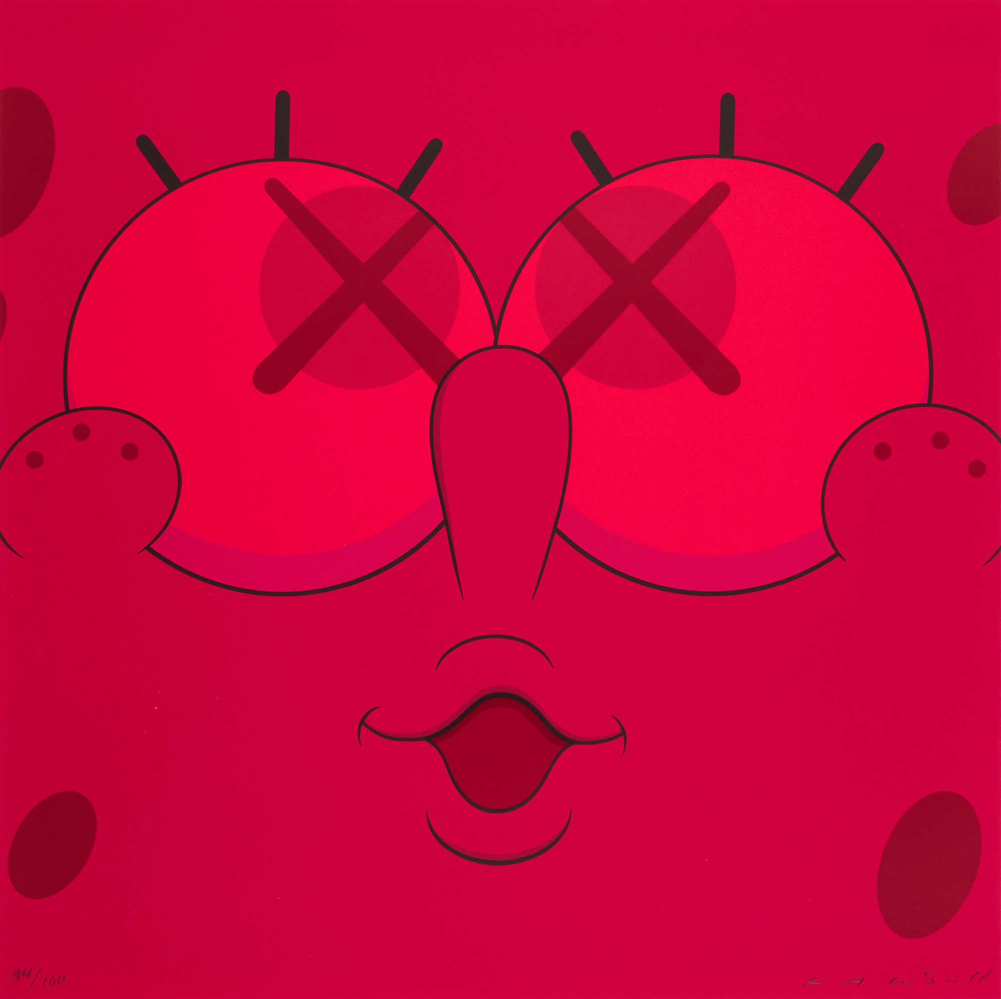 KAWSBOB (Red). Prints & Multiples