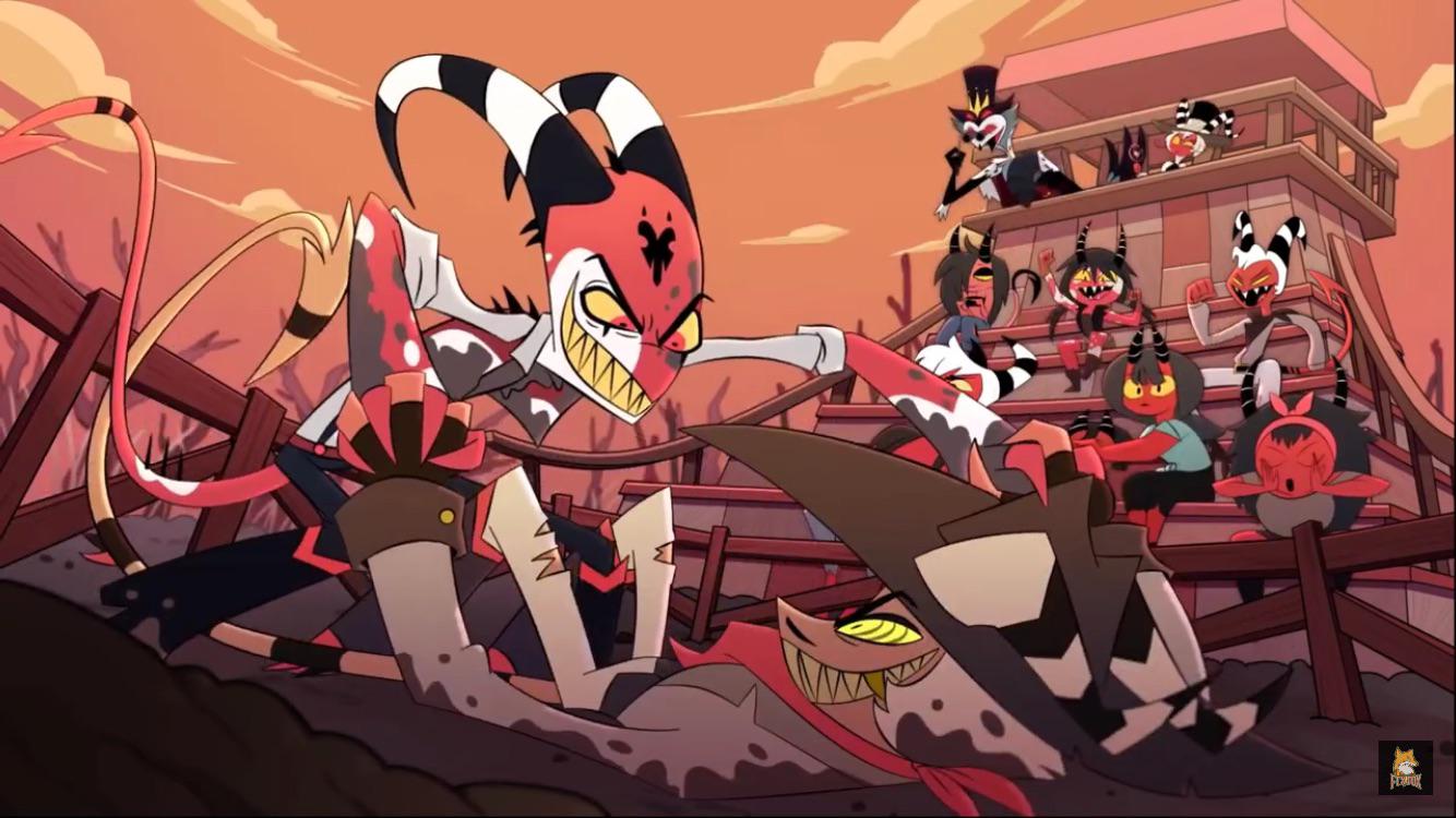 Stolas fanning himself in the background when Blitzo gets on top gives me life