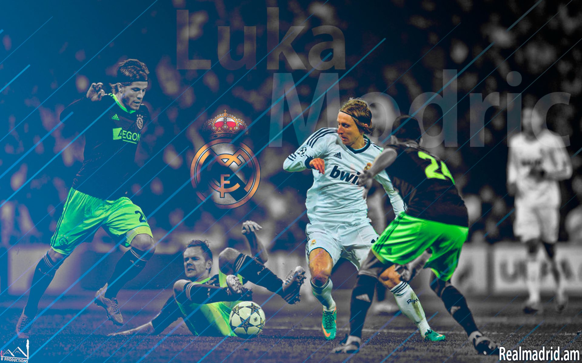 HD desktop wallpaper: Sports, Soccer, Real Madrid C F, Luka Modrić download free picture