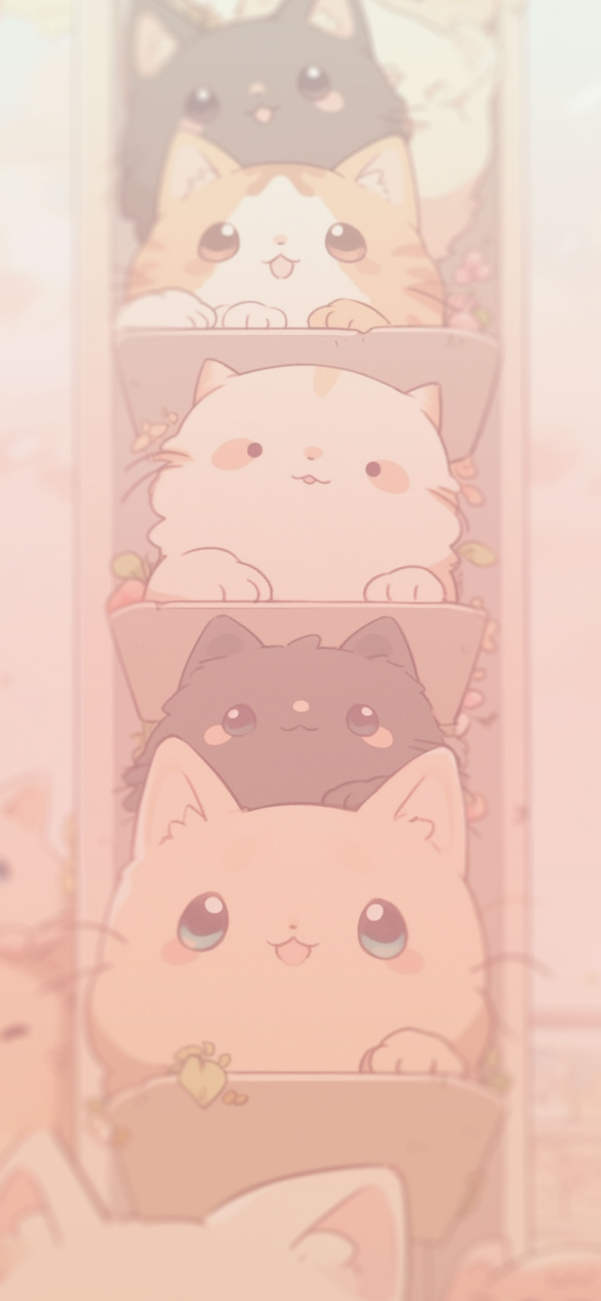 Cute Anime Cats Wallpaper Cats Wallpaper for iPhone 4k