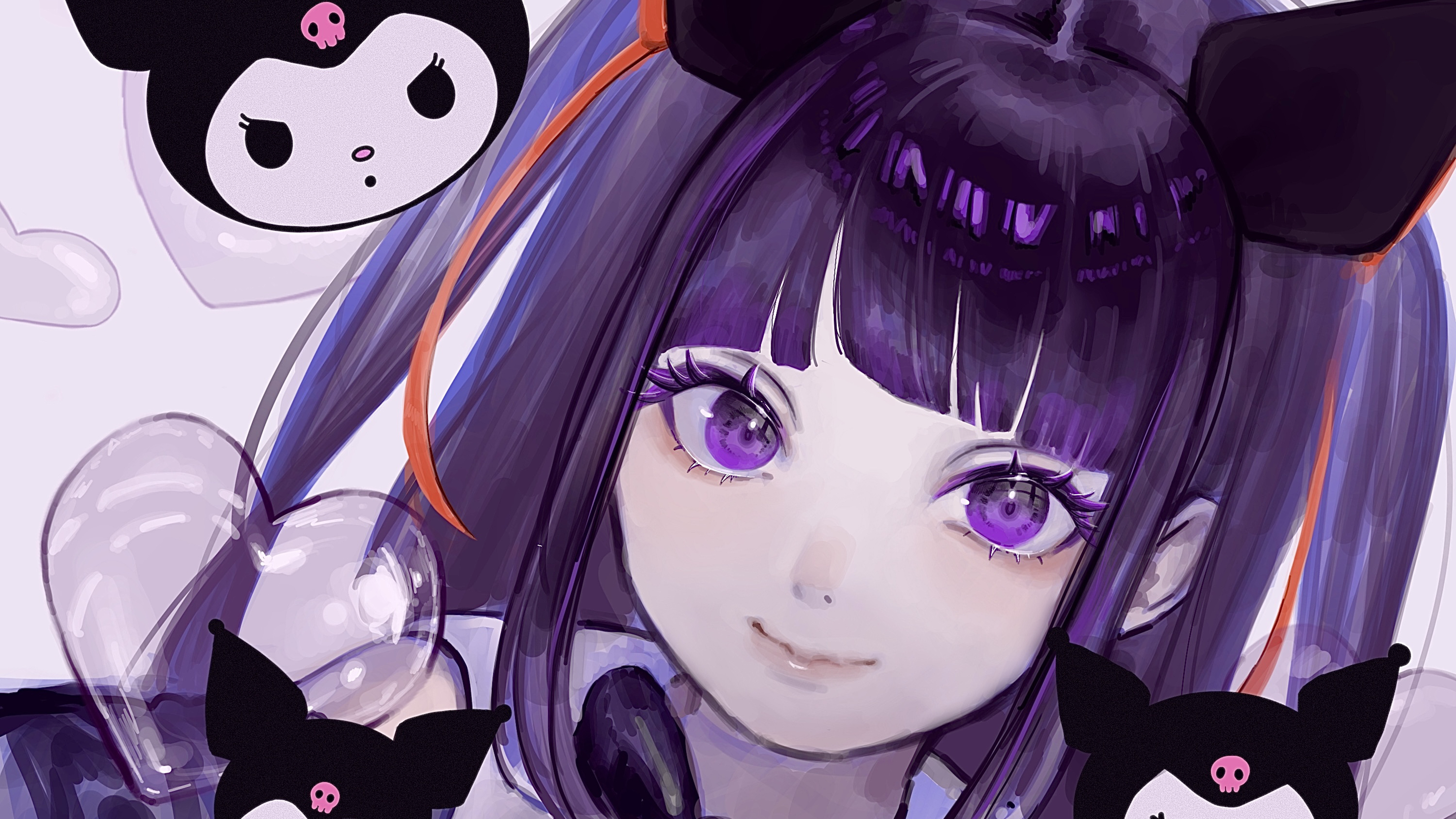 Kuromi (Onegai My Melody) HD Wallpaper and Background