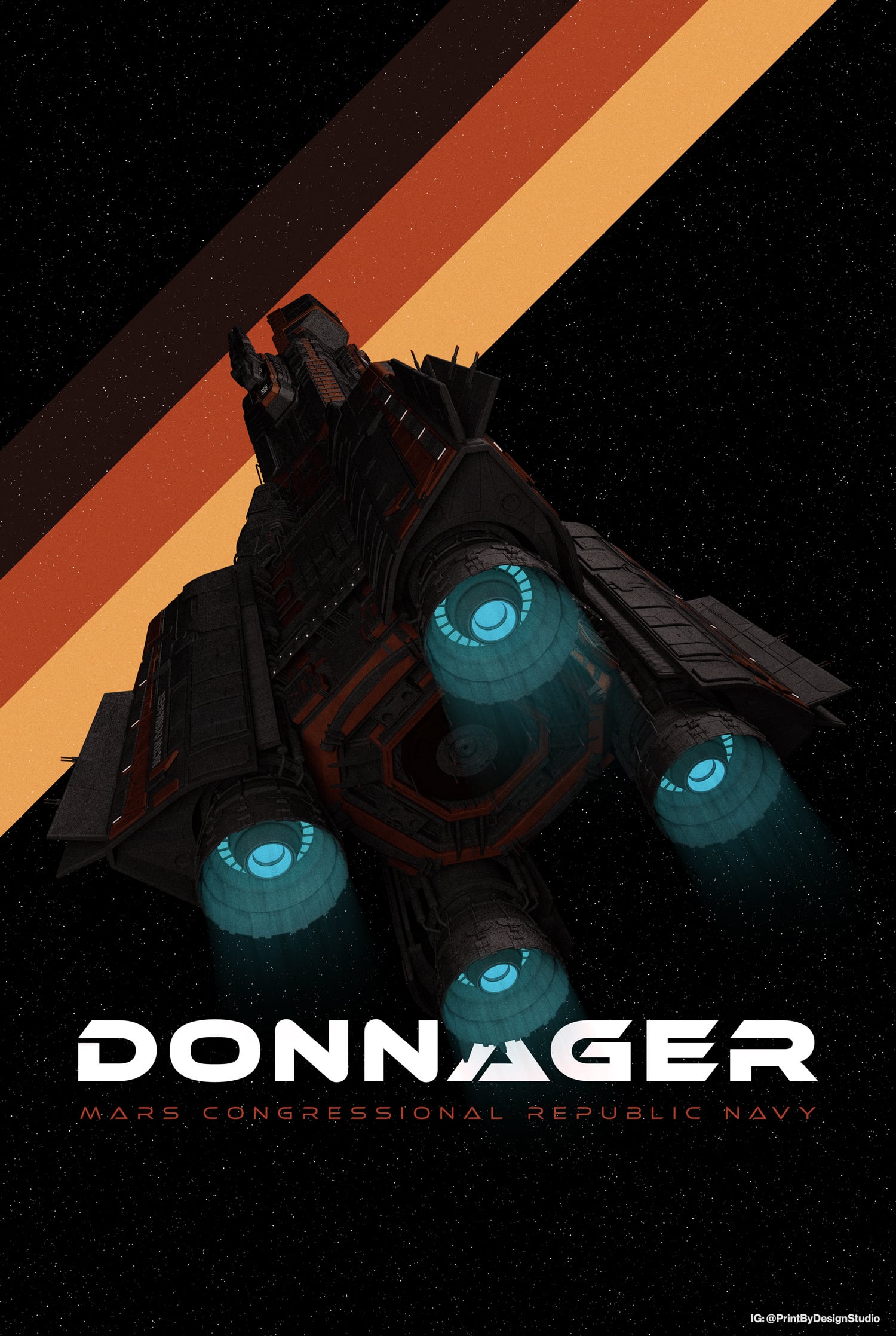 Made this poster of the MCRN Donnager