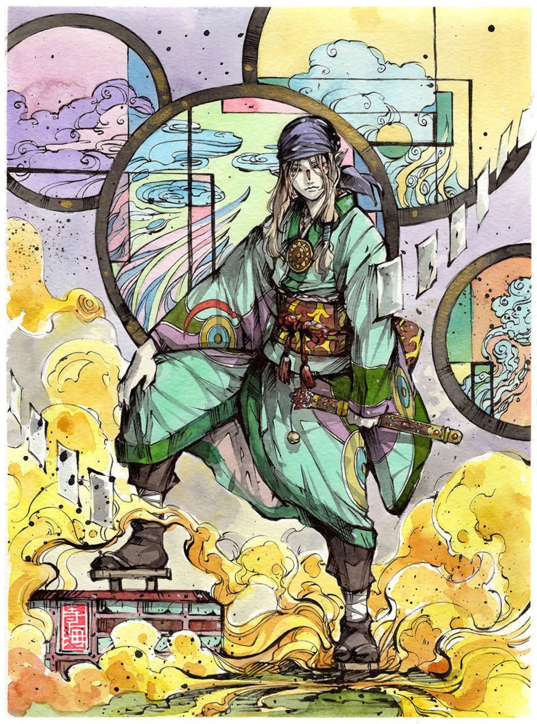 Fine Art PRINT 8x10 Kusuriuri