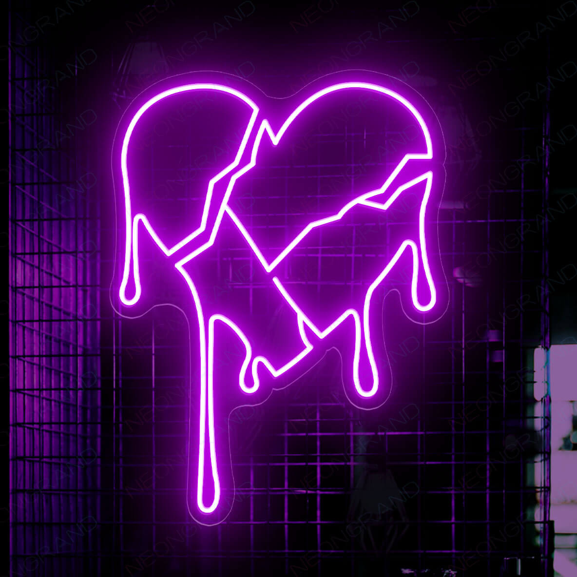 Broken Heart Neon Sign Love Led Neon Light