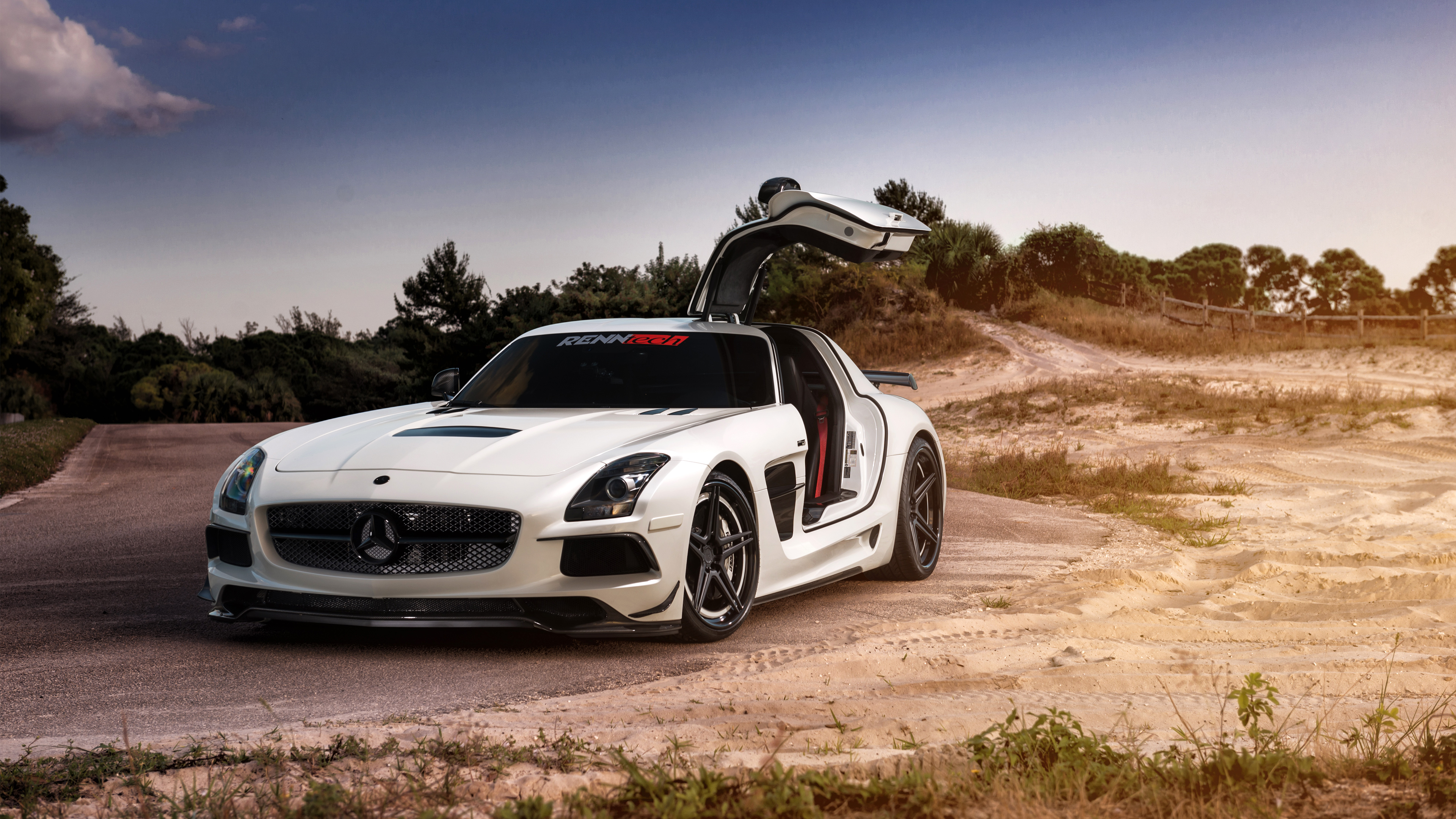 ADV1 RennTech Mercedes SLS Black Series 2 Wallpaper Car Wallpaper