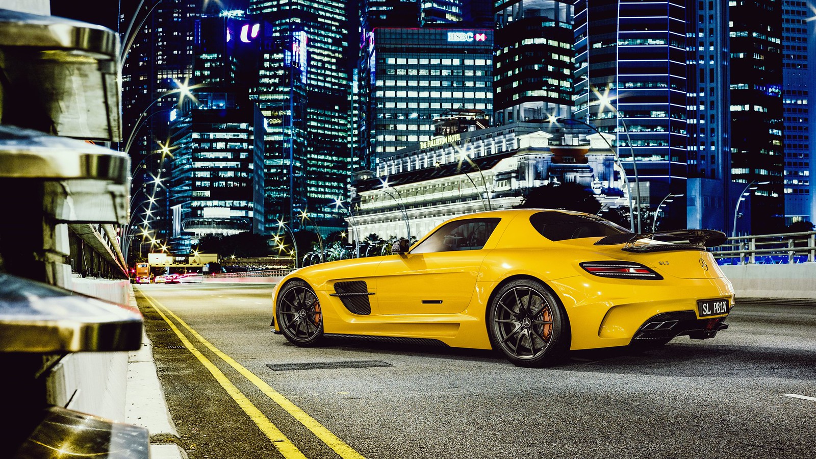 Mercedes-Benz SLS SLS AMG Black Series Wallpapers - Wallpaper Cave, image size:1600x900