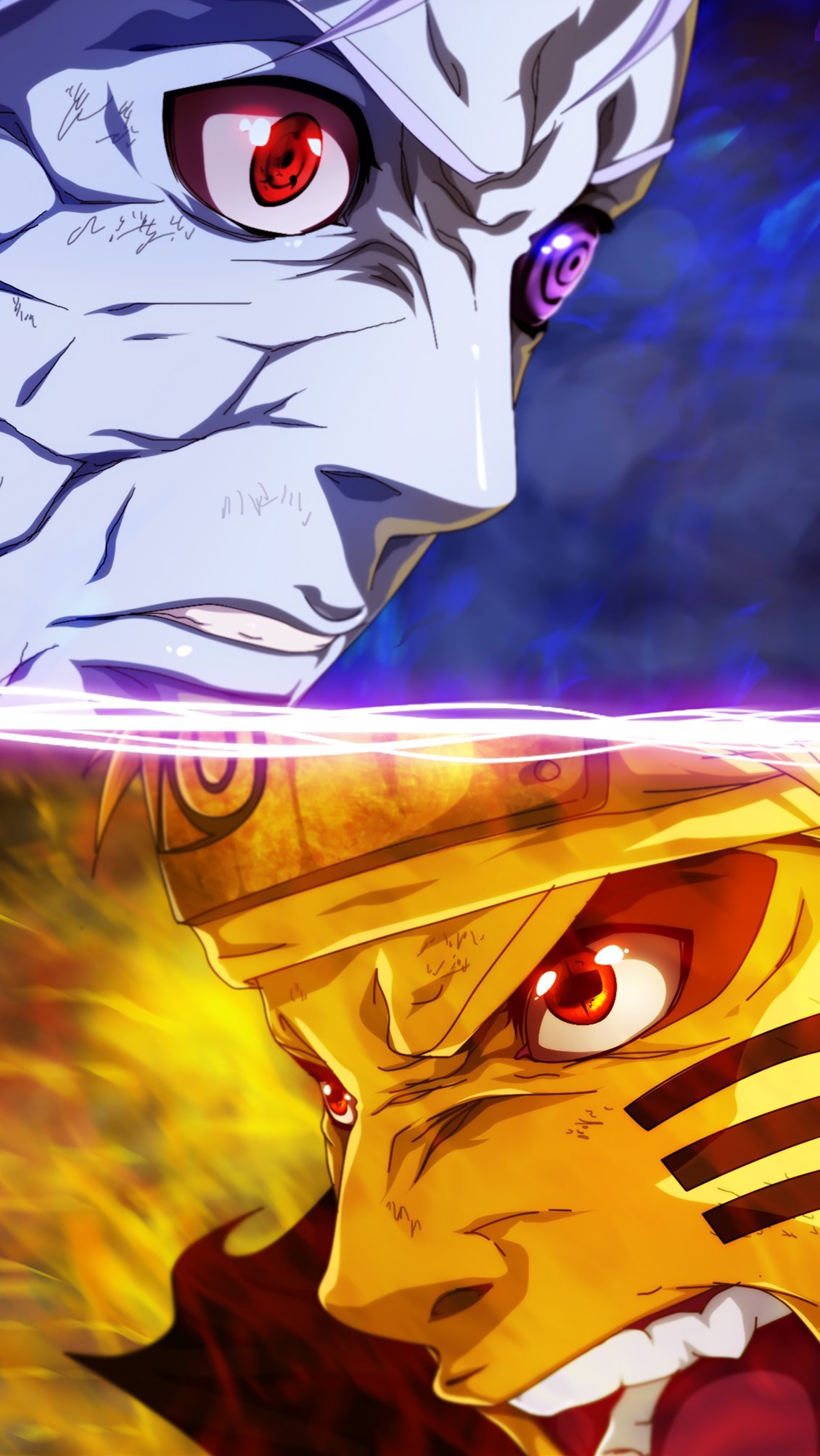 Obito Uchiha vs Naruto Uzumaki Anime Wallpaper 2k Quad HD