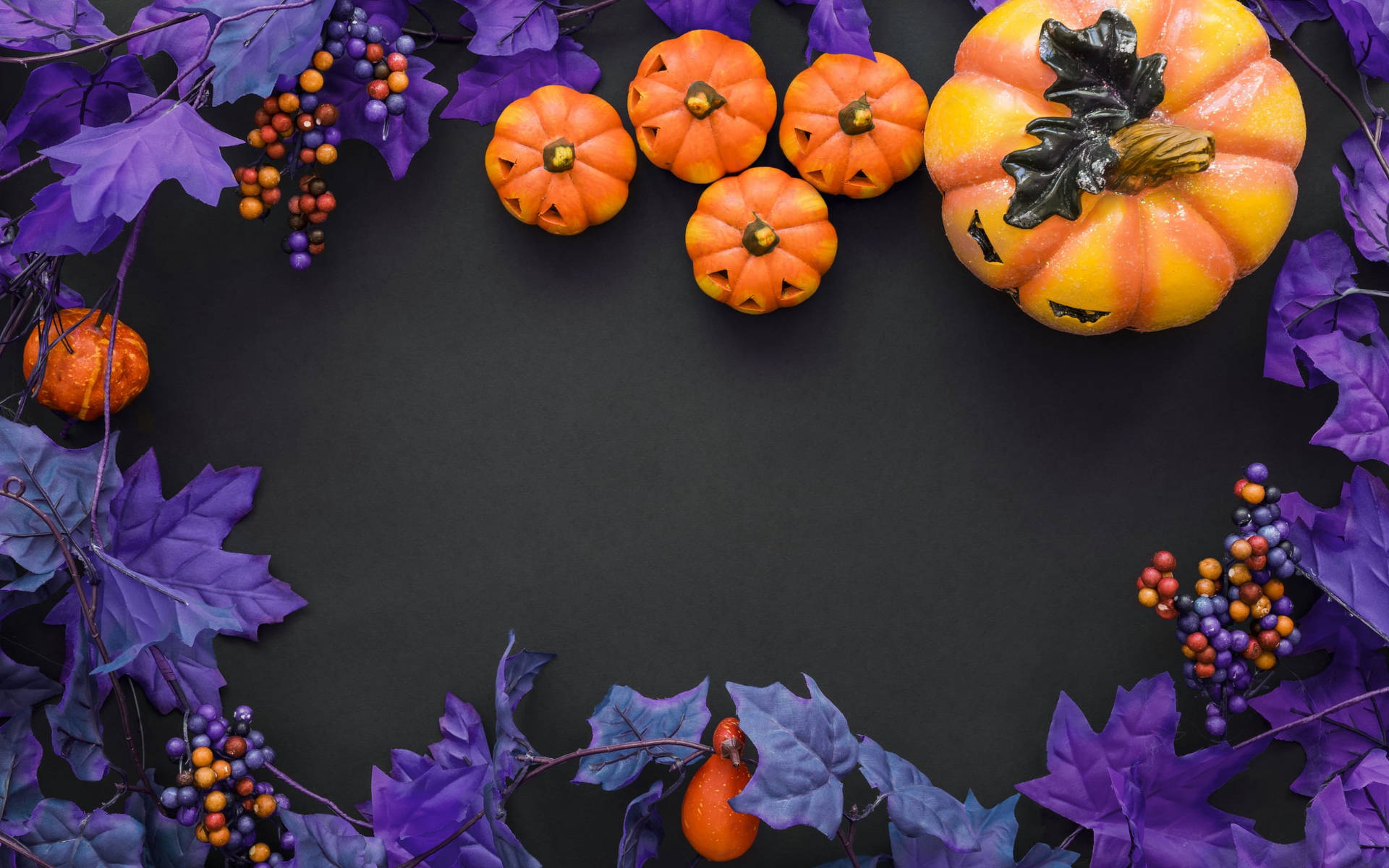 Download Purple Cute Aesthetic Halloween Wallpaper