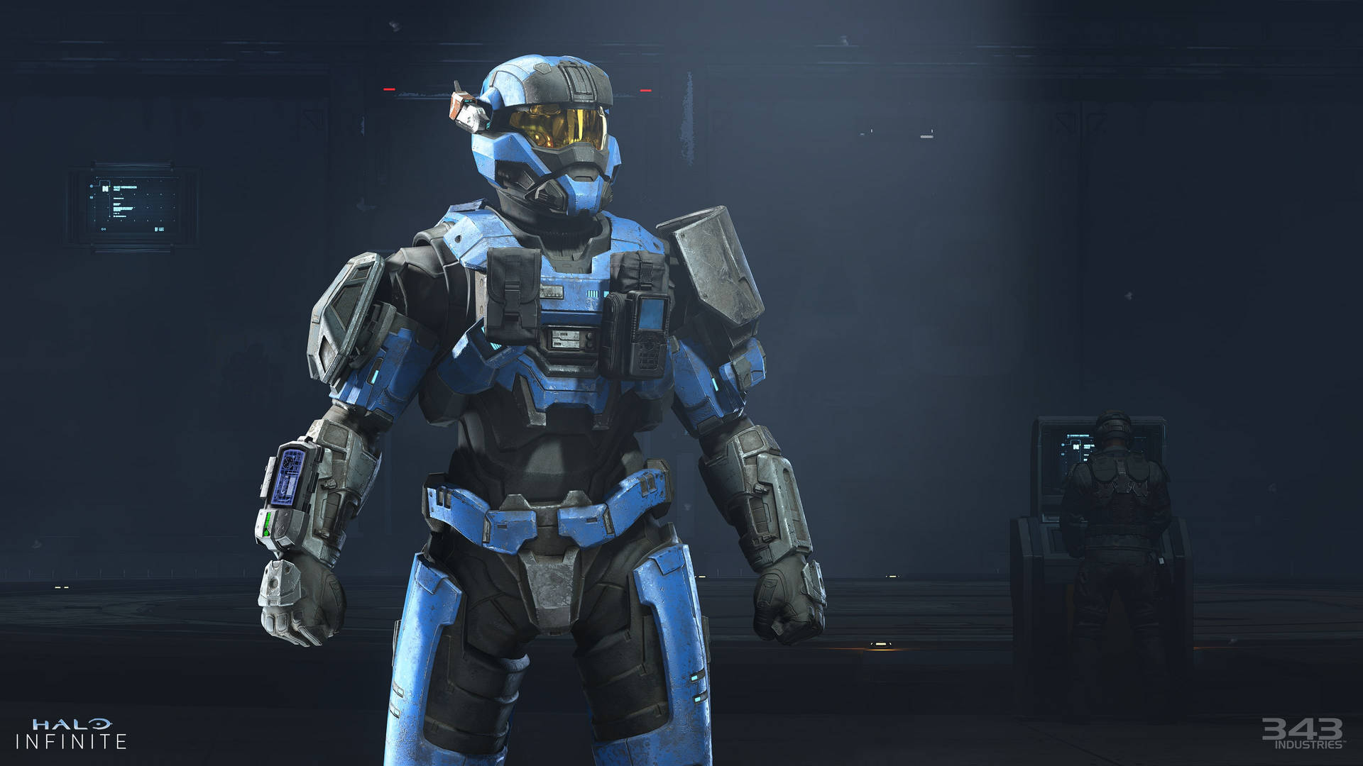 Download 4k Halo Blue Spartan Wallpaper